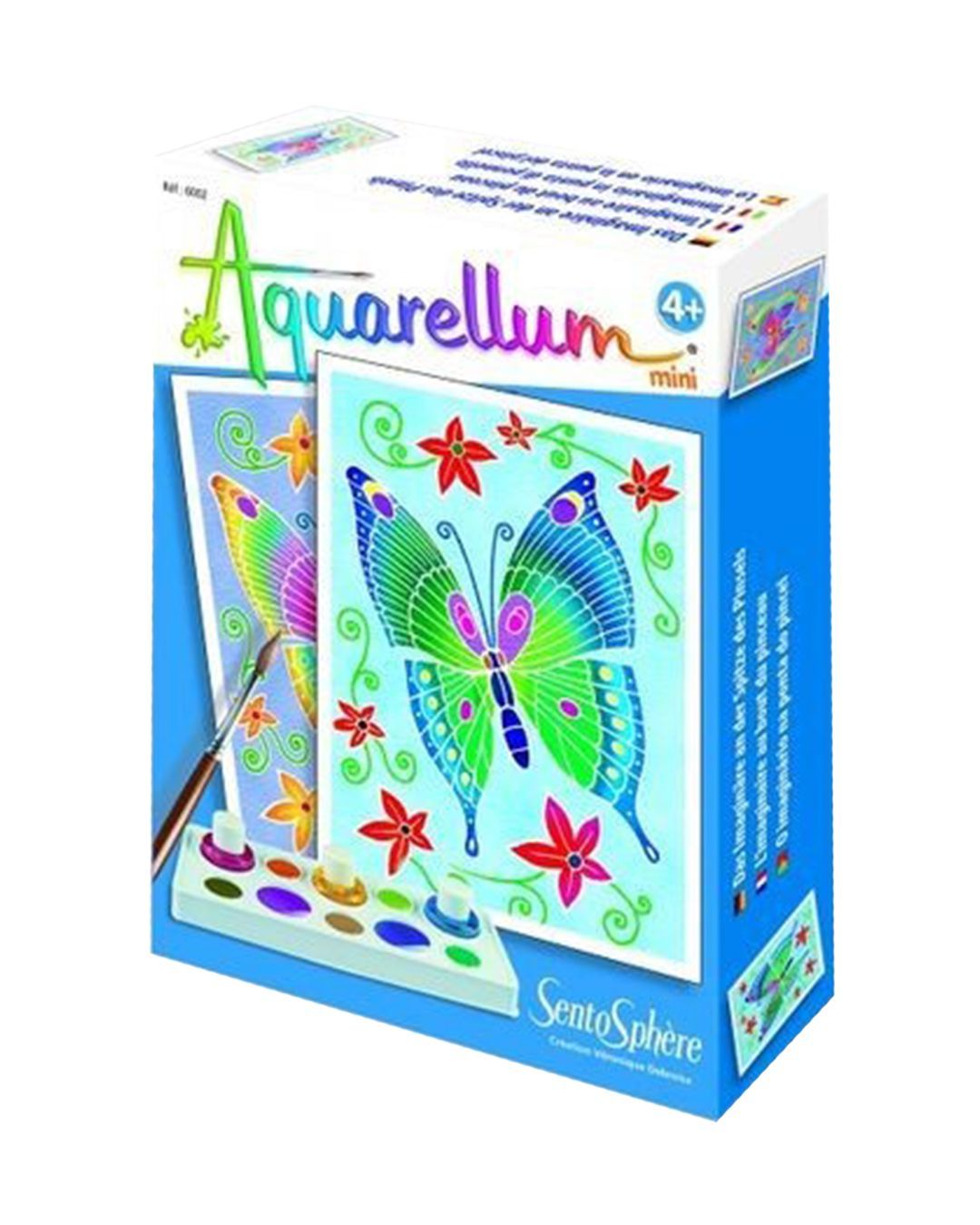 Купить Акварельная раскраска бабочки мини SENTOSPHERE
