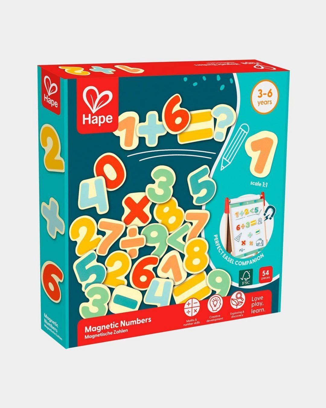 Купить Деревянные магнитные цифры учимся считать с hape HAPE