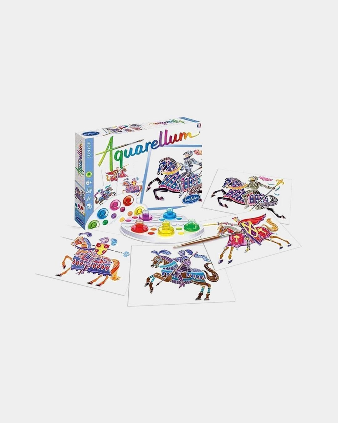 Купить Акварельная раскраска рыцари SENTOSPHERE