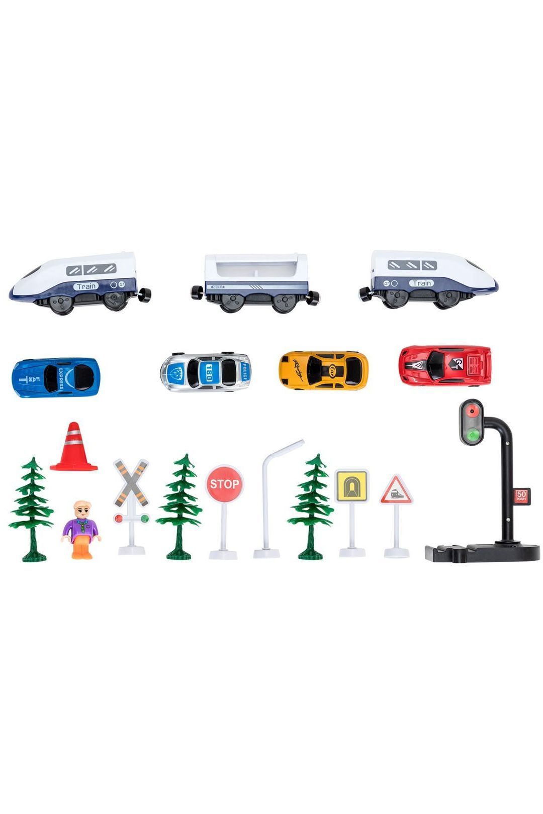 Купить Железная дорога мой город 70 предмета GIVITO