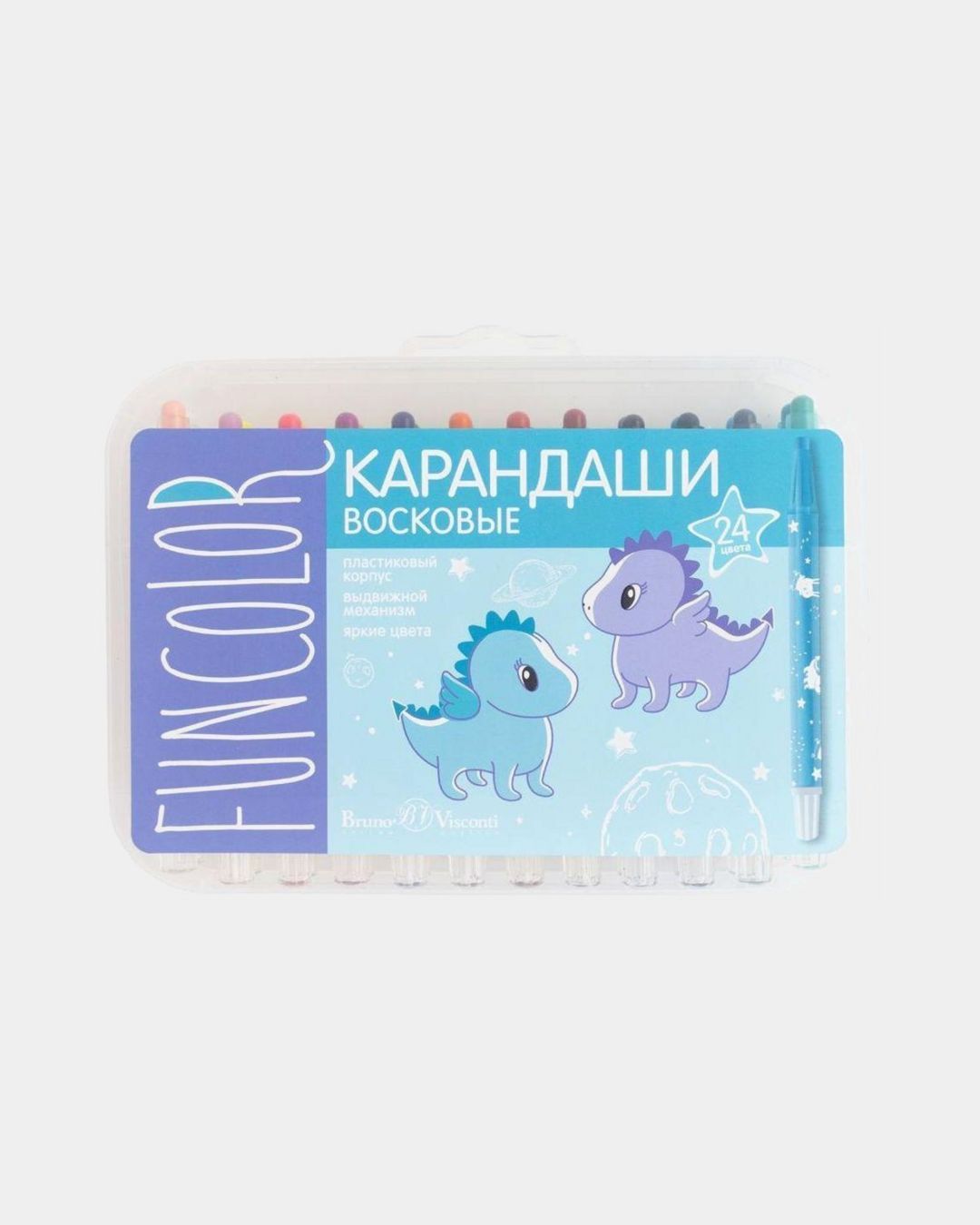 Купить Мелки восковые 24цв. fancolor BRUNO VISCONTI