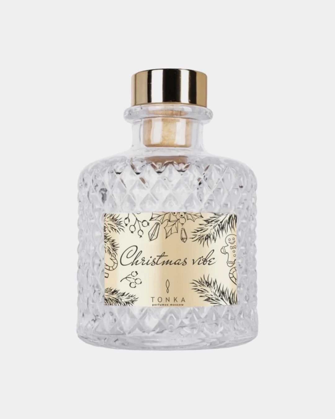 Купить Диффузор крисмас вайб стакан прозрачный тубус TONKA