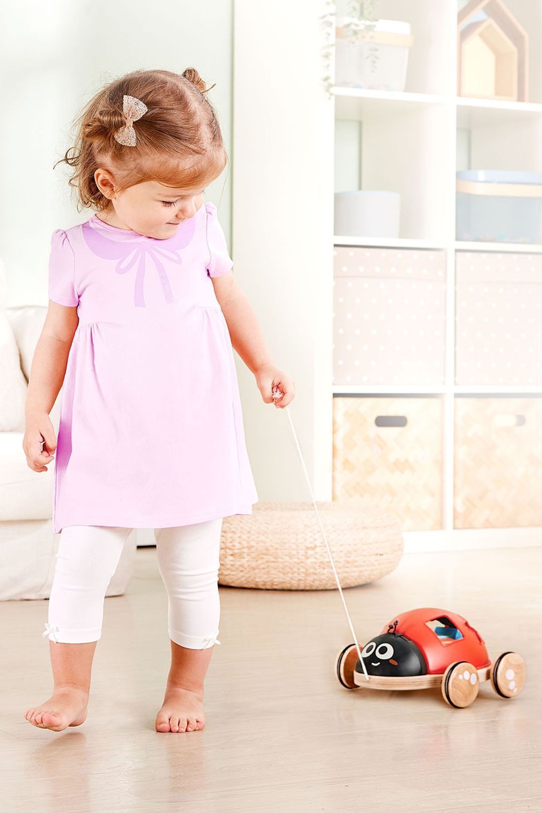 Купить Каталка - сортер божья коровка 5 предметов HAPE