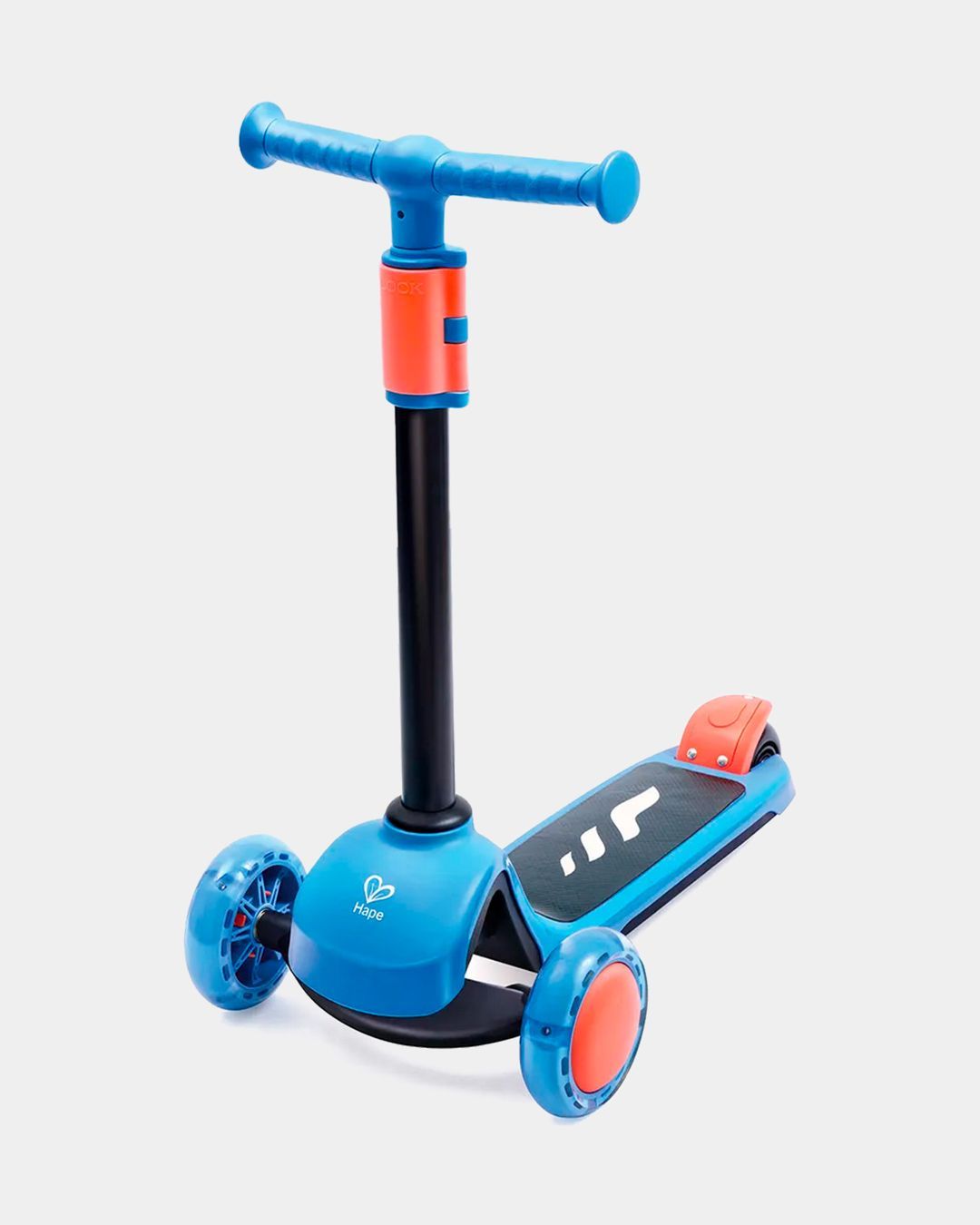 Купить Самокат lean 'n glide с подсветкой синий HAPE