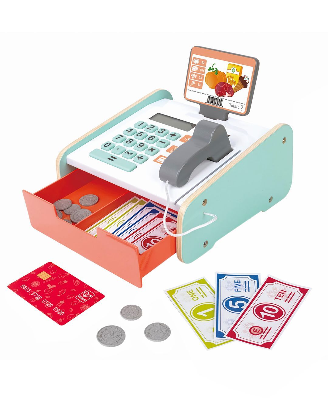 Купить Деревянная касса с бумажными деньгами HAPE