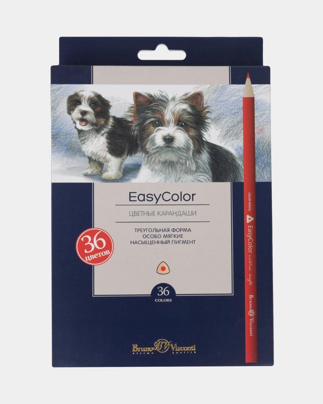 Купить Карандаши 36цв. easycolor BRUNO VISCONTI