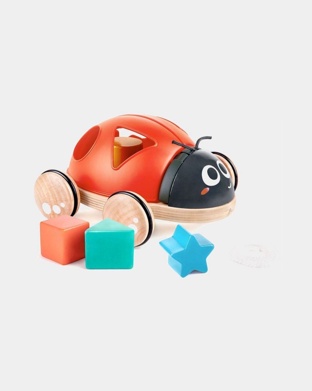 Купить Каталка - сортер божья коровка 5 предметов HAPE
