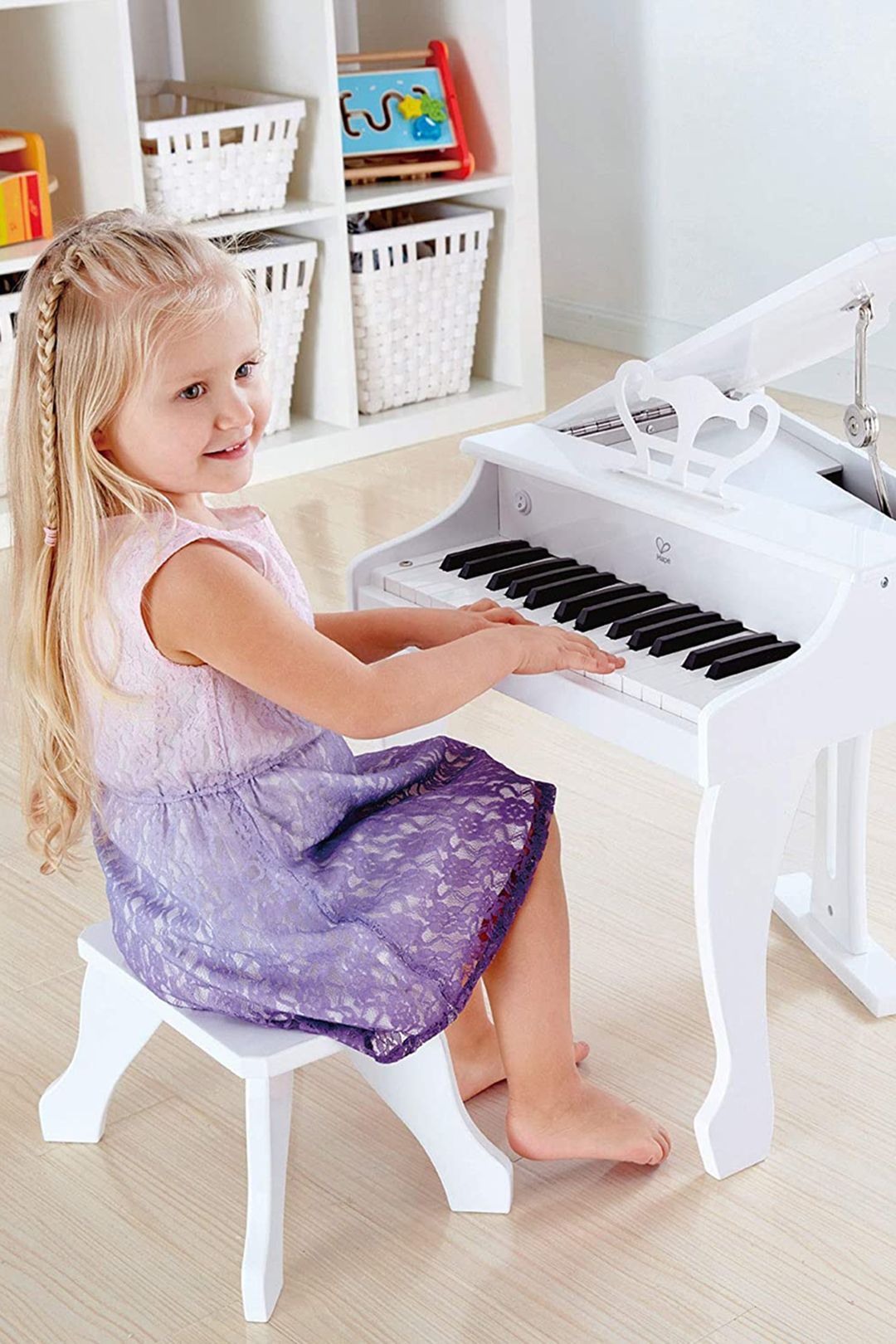 Купить Музыкальная игрушка рояль делюкс, белый HAPE