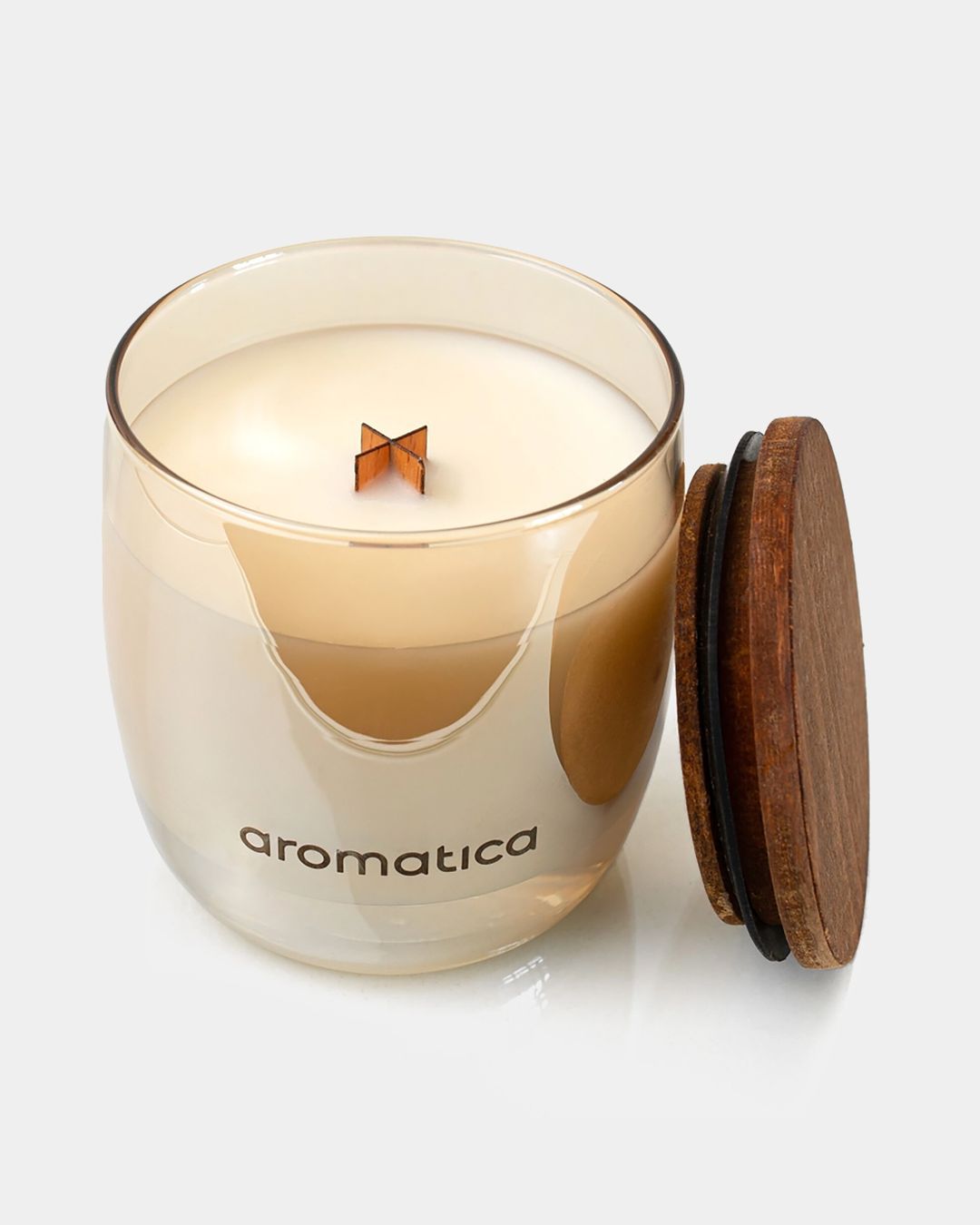 Купить Свеча с деревянным фитилем заводное манго AROMATICA