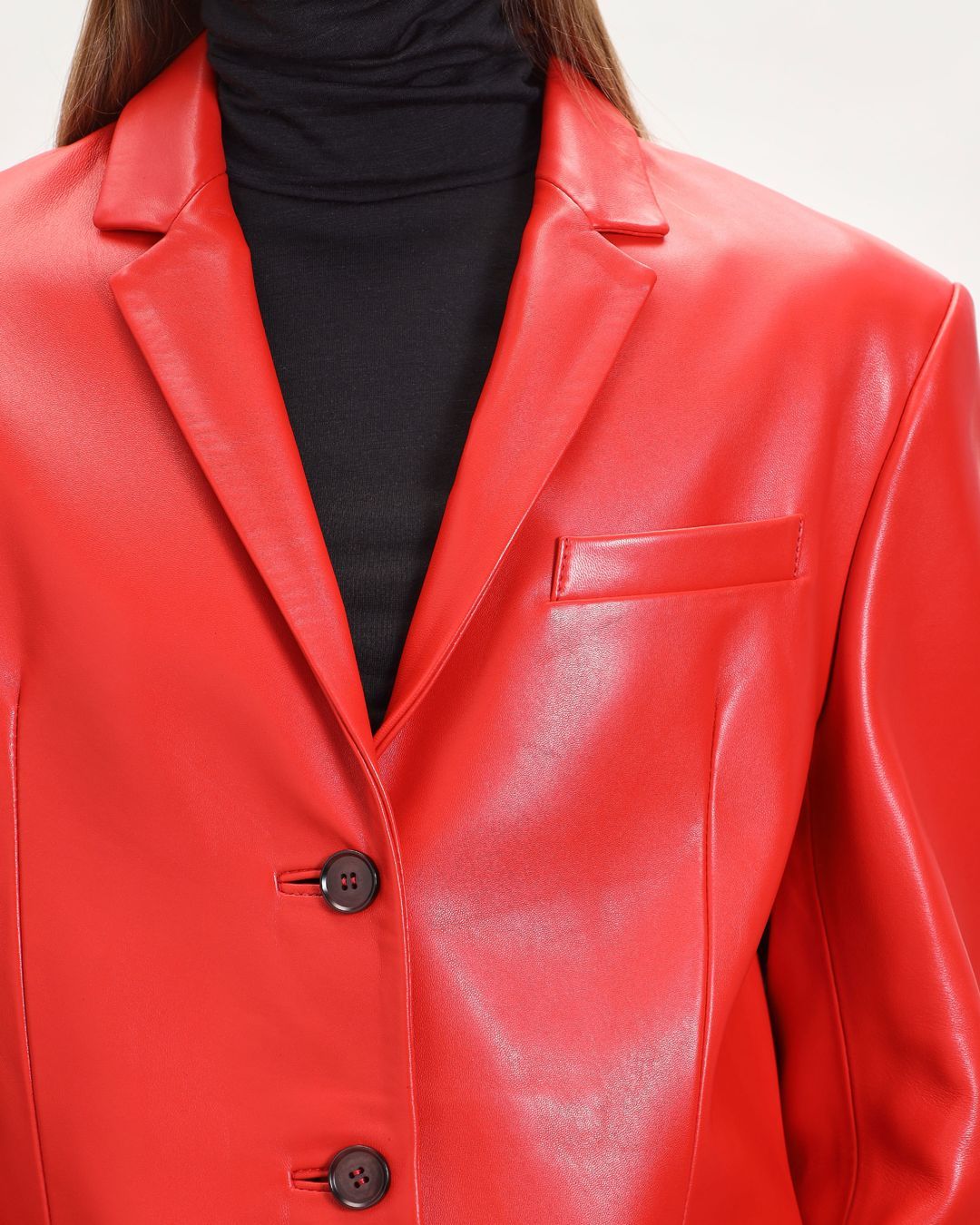 Купить Жакет кожаный LESYANEBO