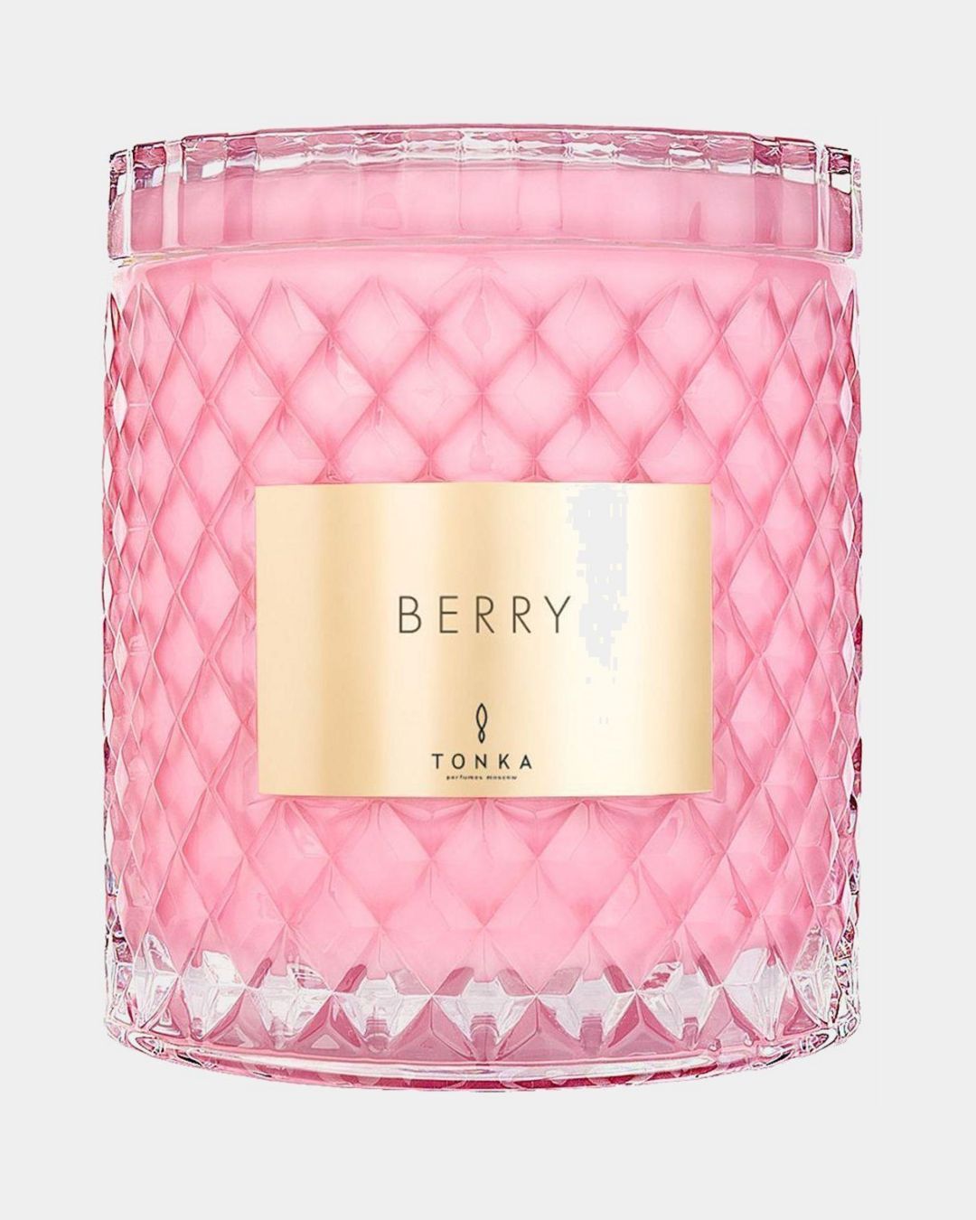Купить Свеча «берри» розовый (деревянный короб) TONKA