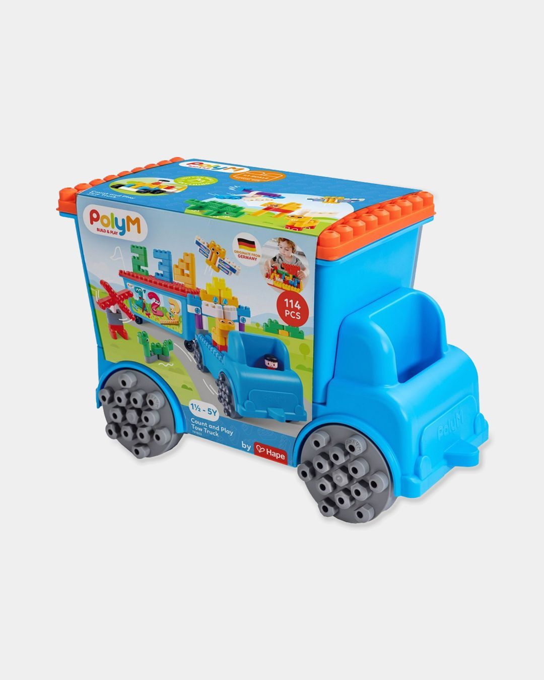 Купить Детский конструктор креатив грузовик с прицепом HAPE