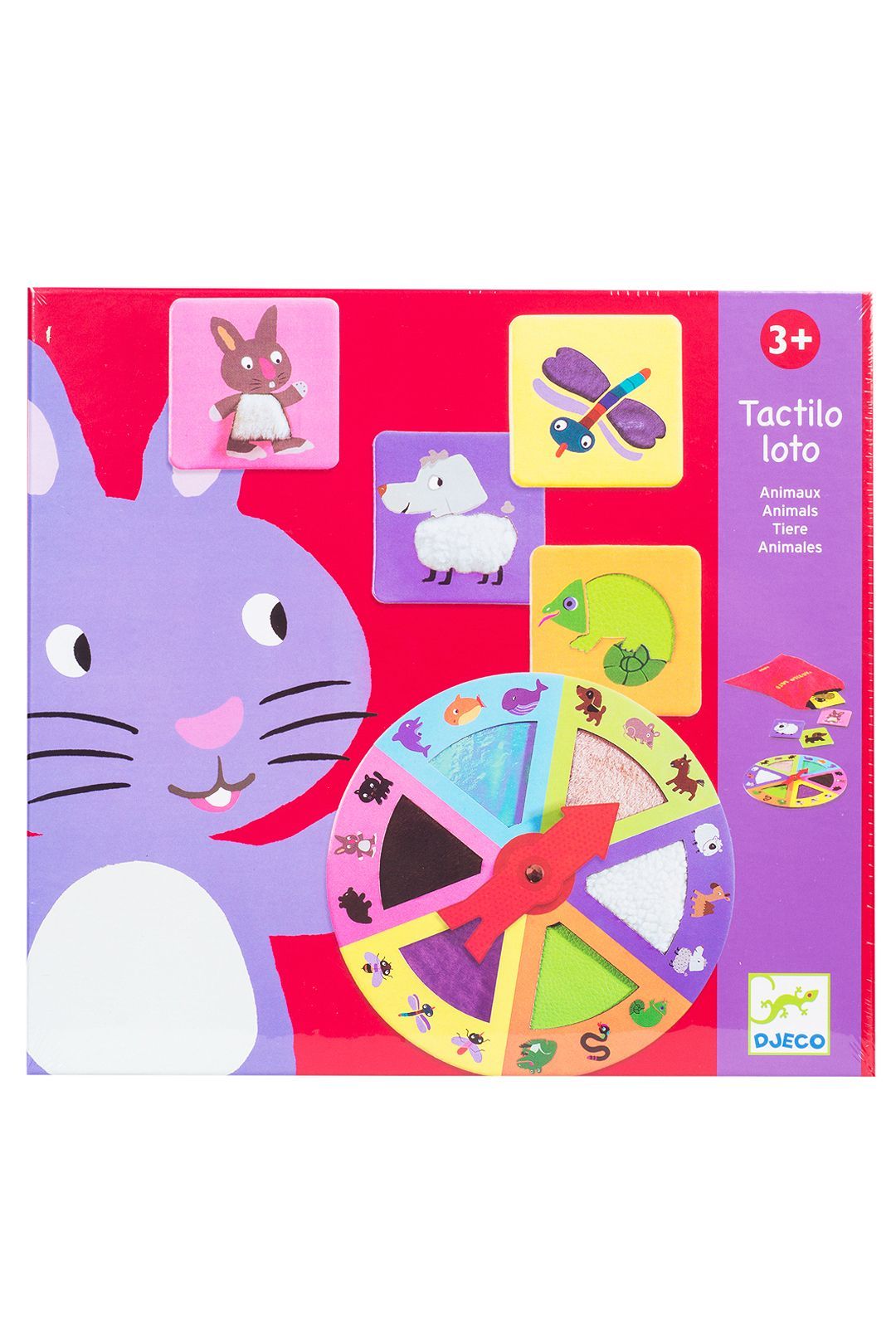 Купить Игра тактильное лото животные DJECO