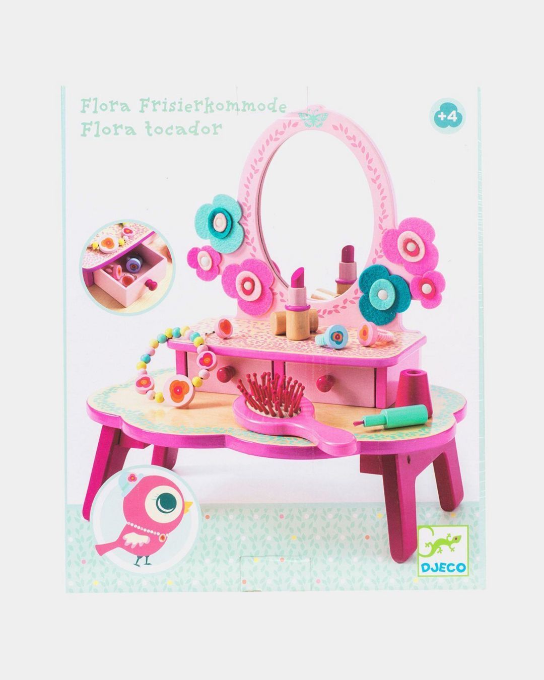 Купить Набор туалетный столик розовый DJECO