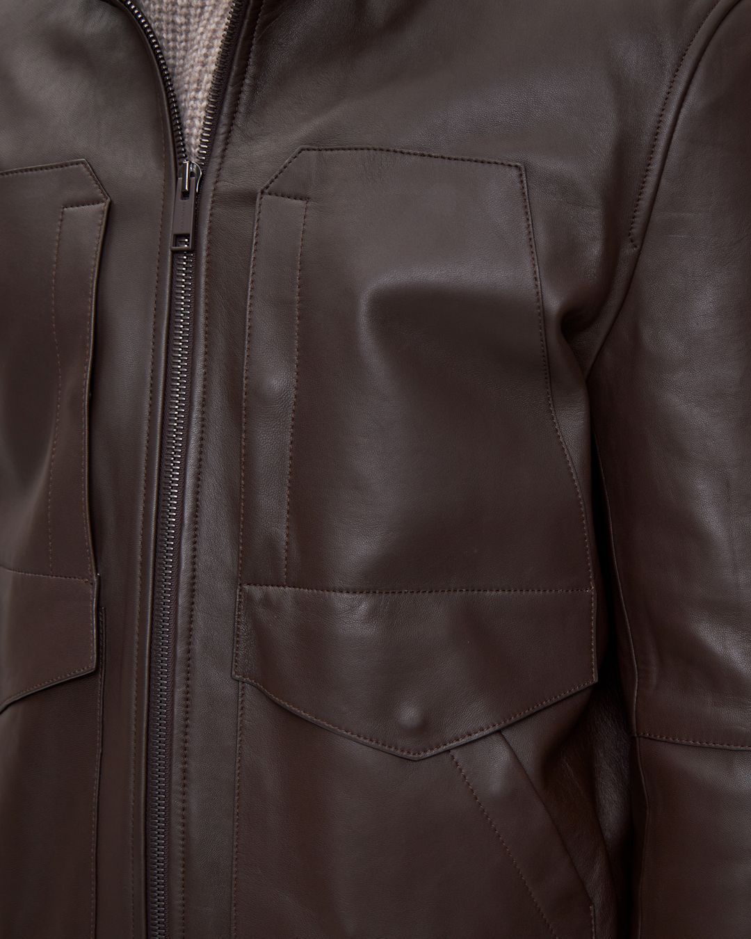 Купить Куртка кожаная YVES SALOMON