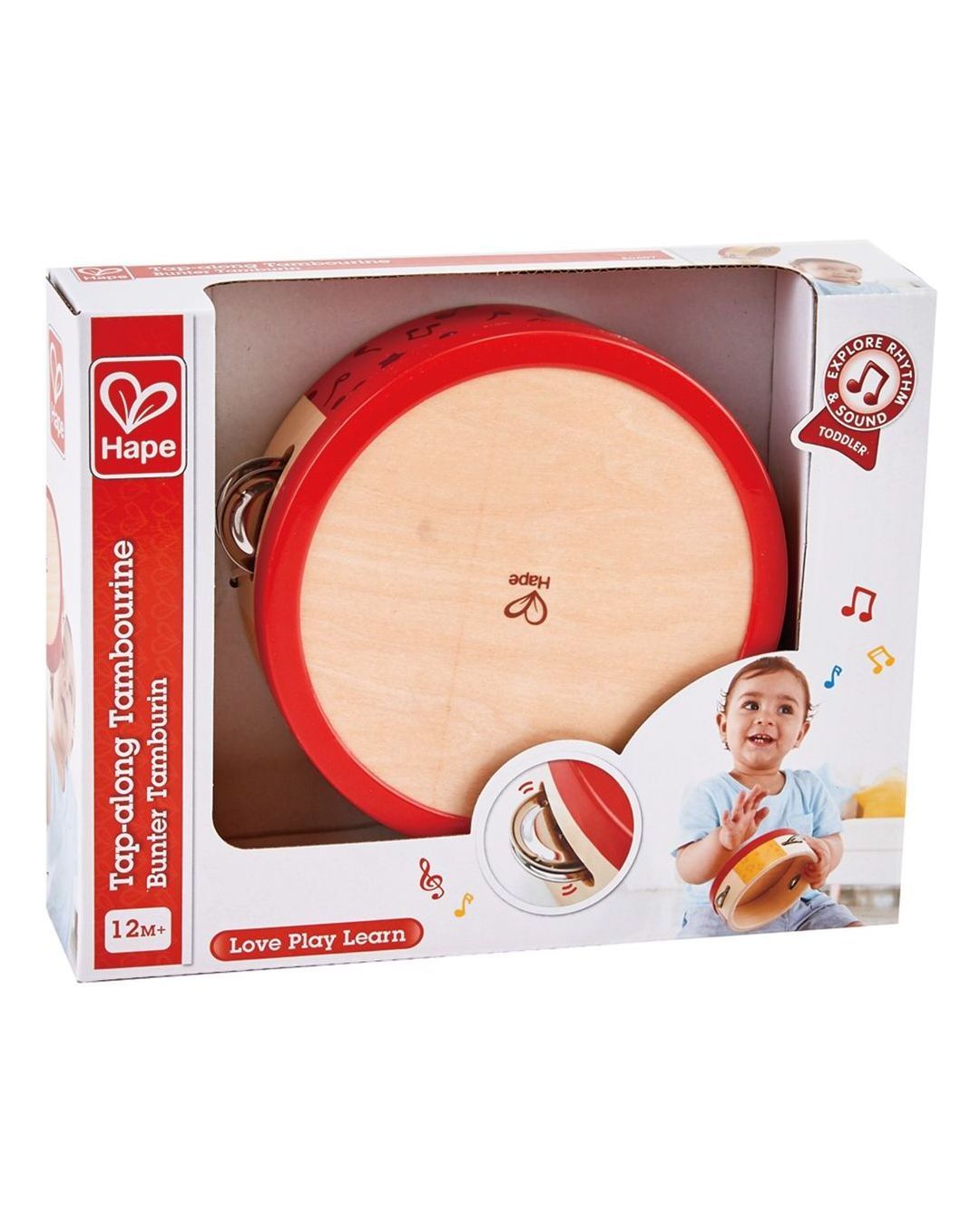 Купить Музыкальная игрушка веселый бубен HAPE