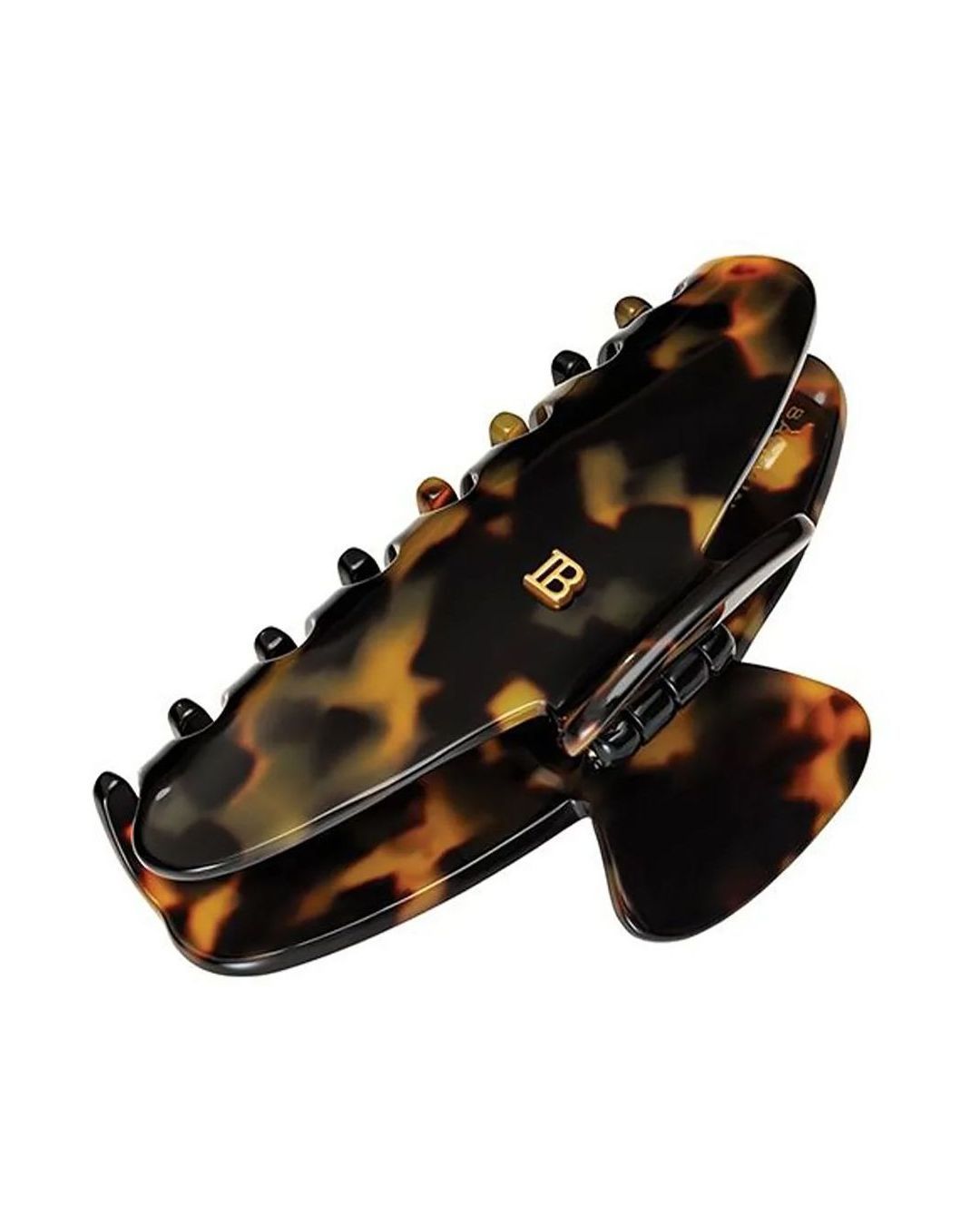 Купить Заколка-краб цвет черепаховый размер m BALMAIN