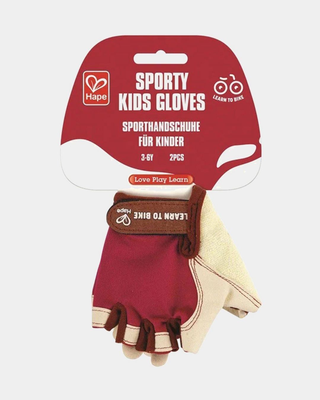 Купить Детские спортивные перчатки, цв. красный HAPE