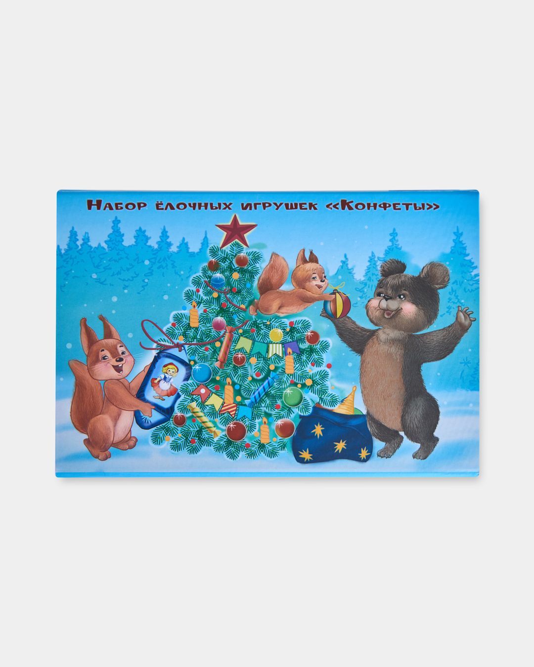 Купить Набор елочных игрушек Фарфор Гжель Люкс