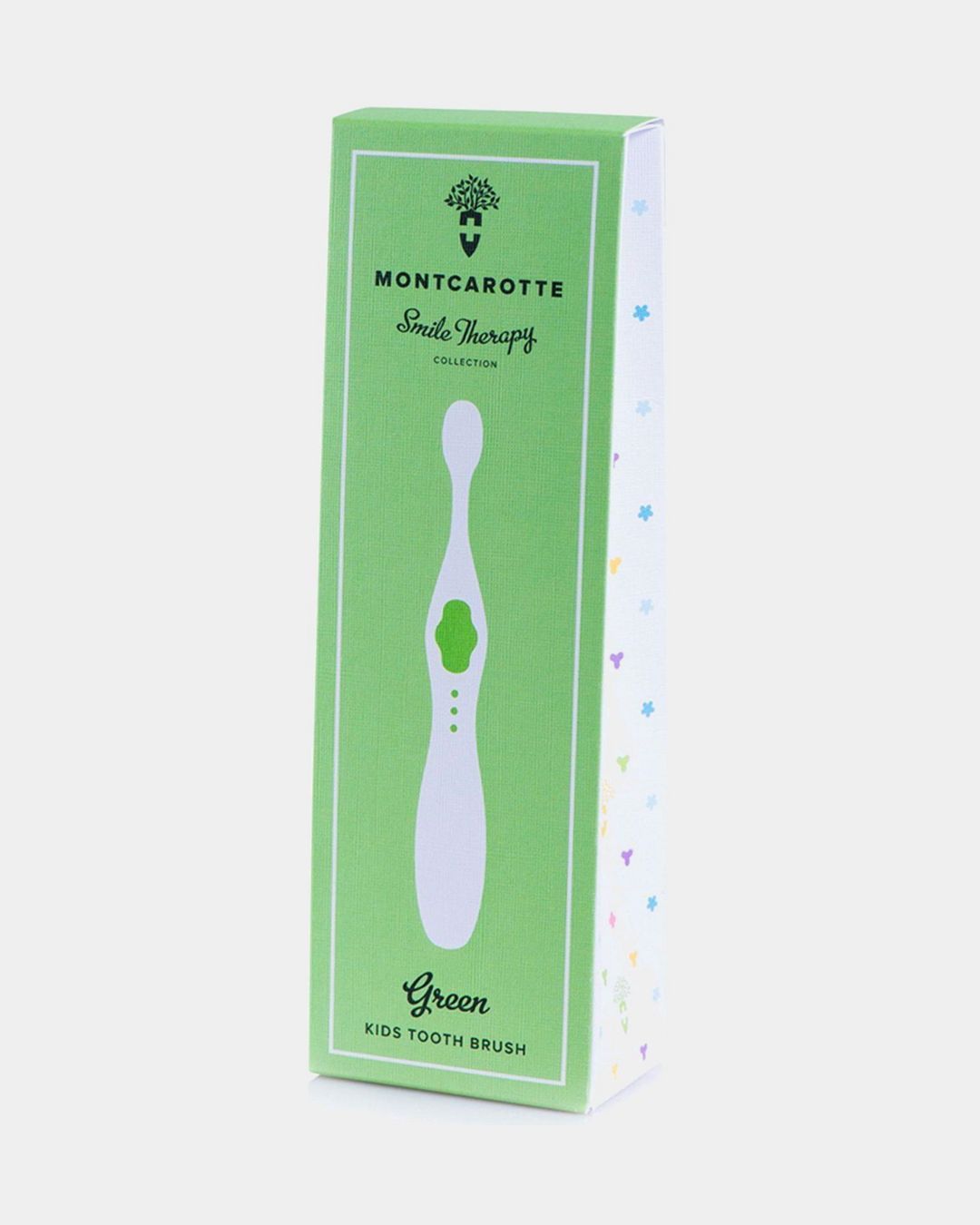 Купить Детская кисть для зубов зеленый  мягкая MONTCAROTTE