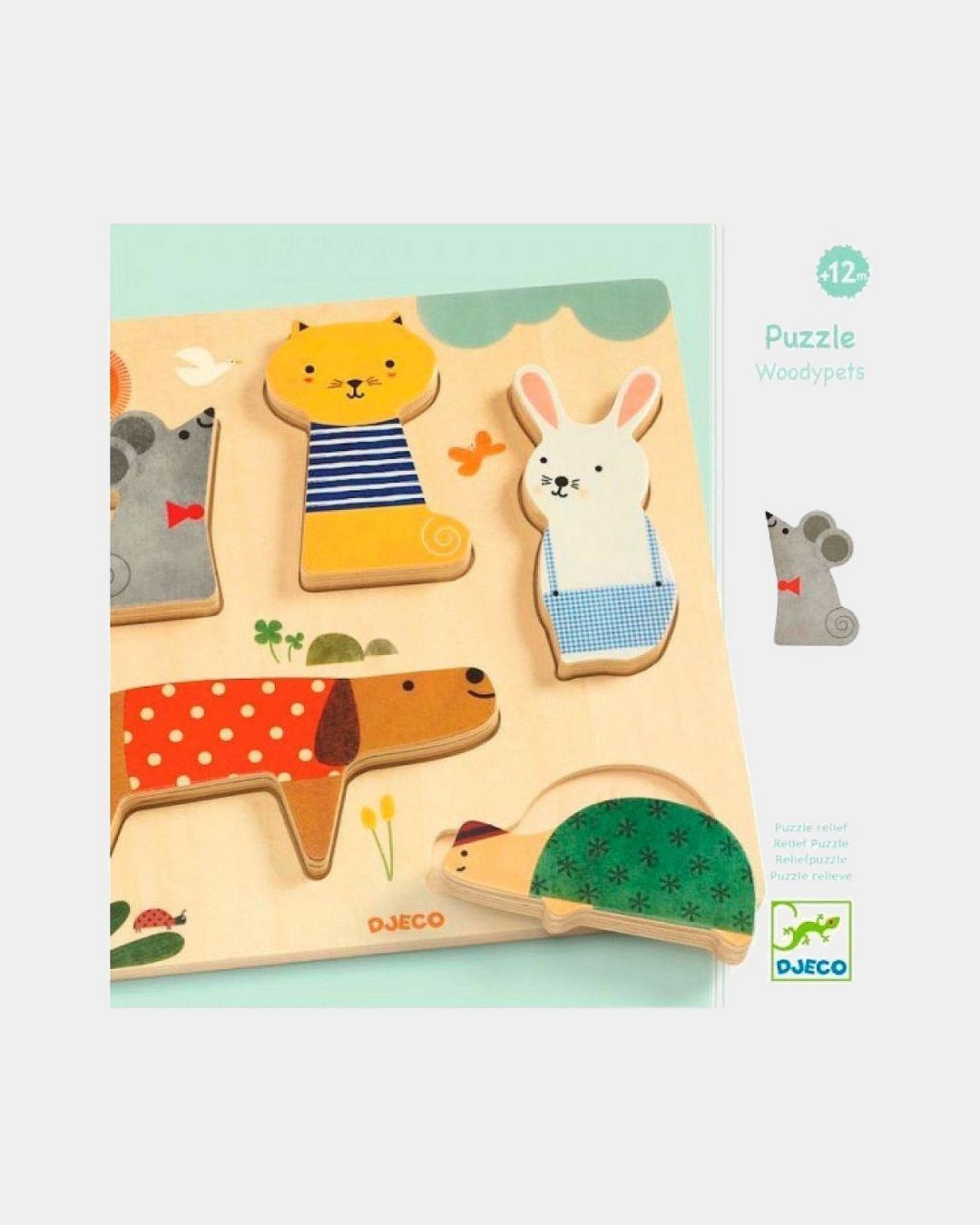 Купить Рамка-вкладыш домашние питомцы DJECO