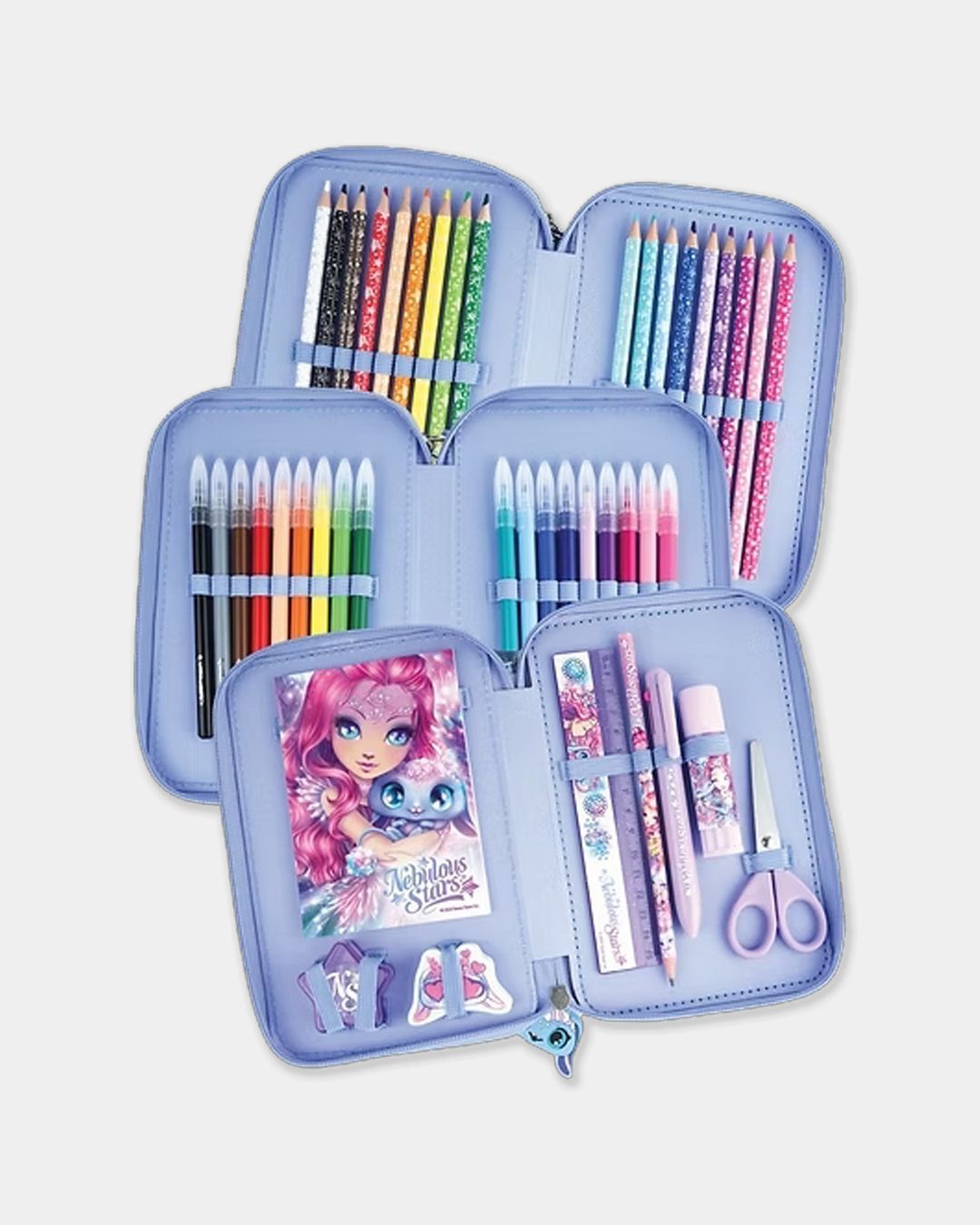 Купить Серия estrelia: школьный пенал с наполнением NEBULOUS STARS