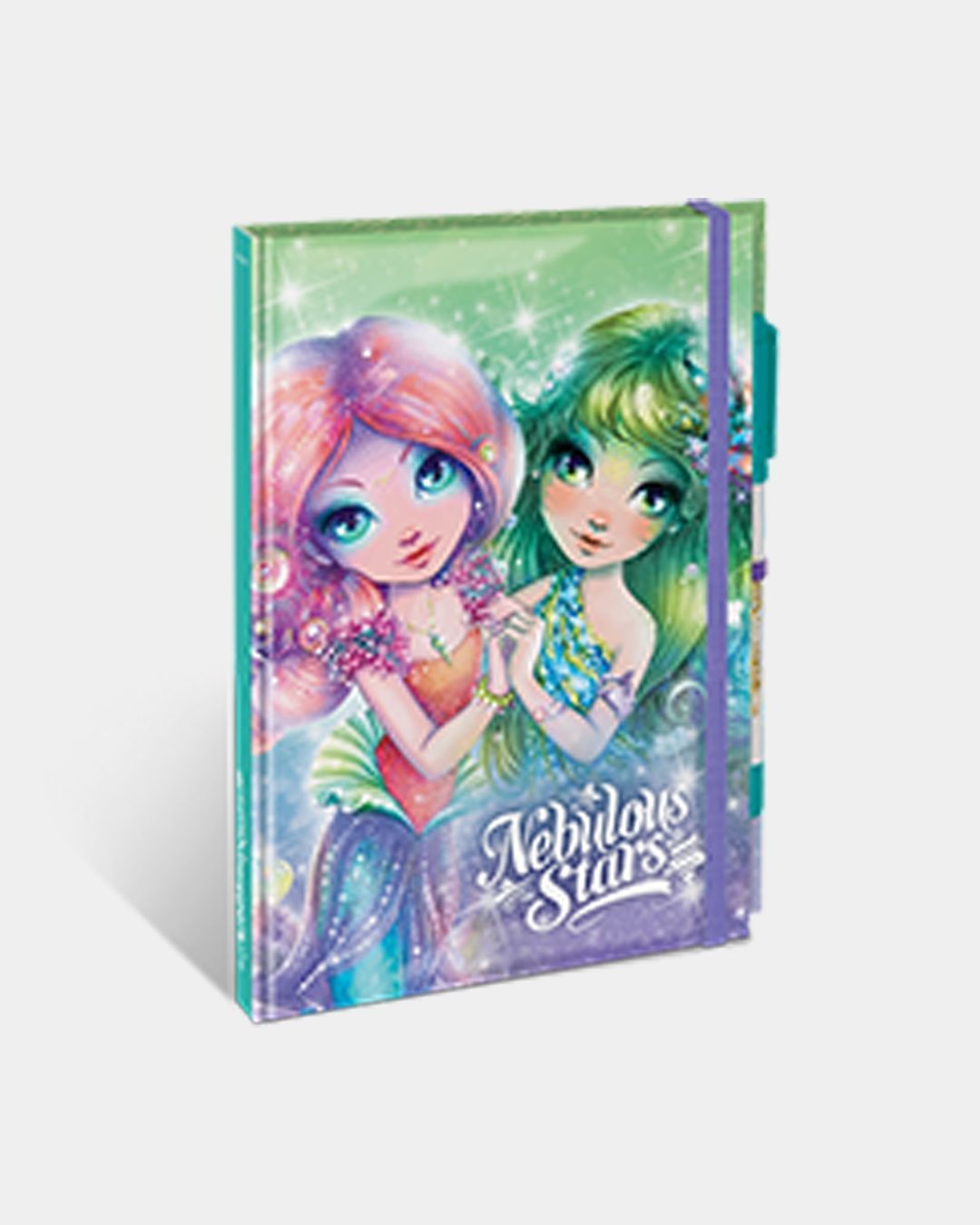 Купить Coralia. блокнот в жестком переплете на резинке NEBULOUS STARS