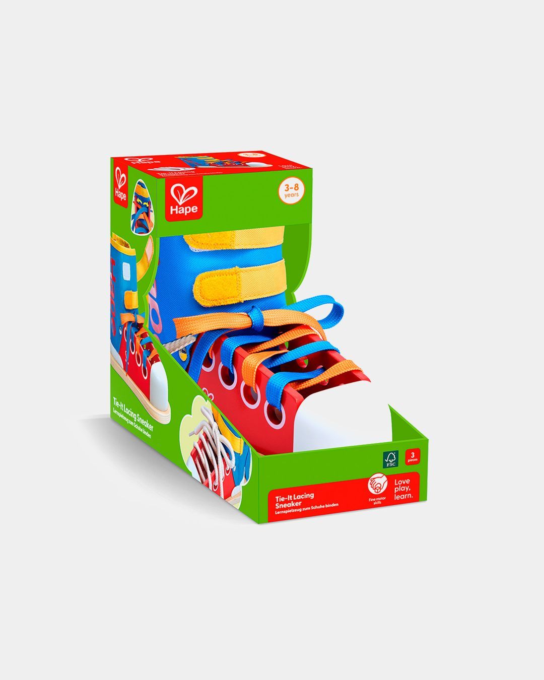 Купить Моя первая головоломка завяжи шнурки HAPE