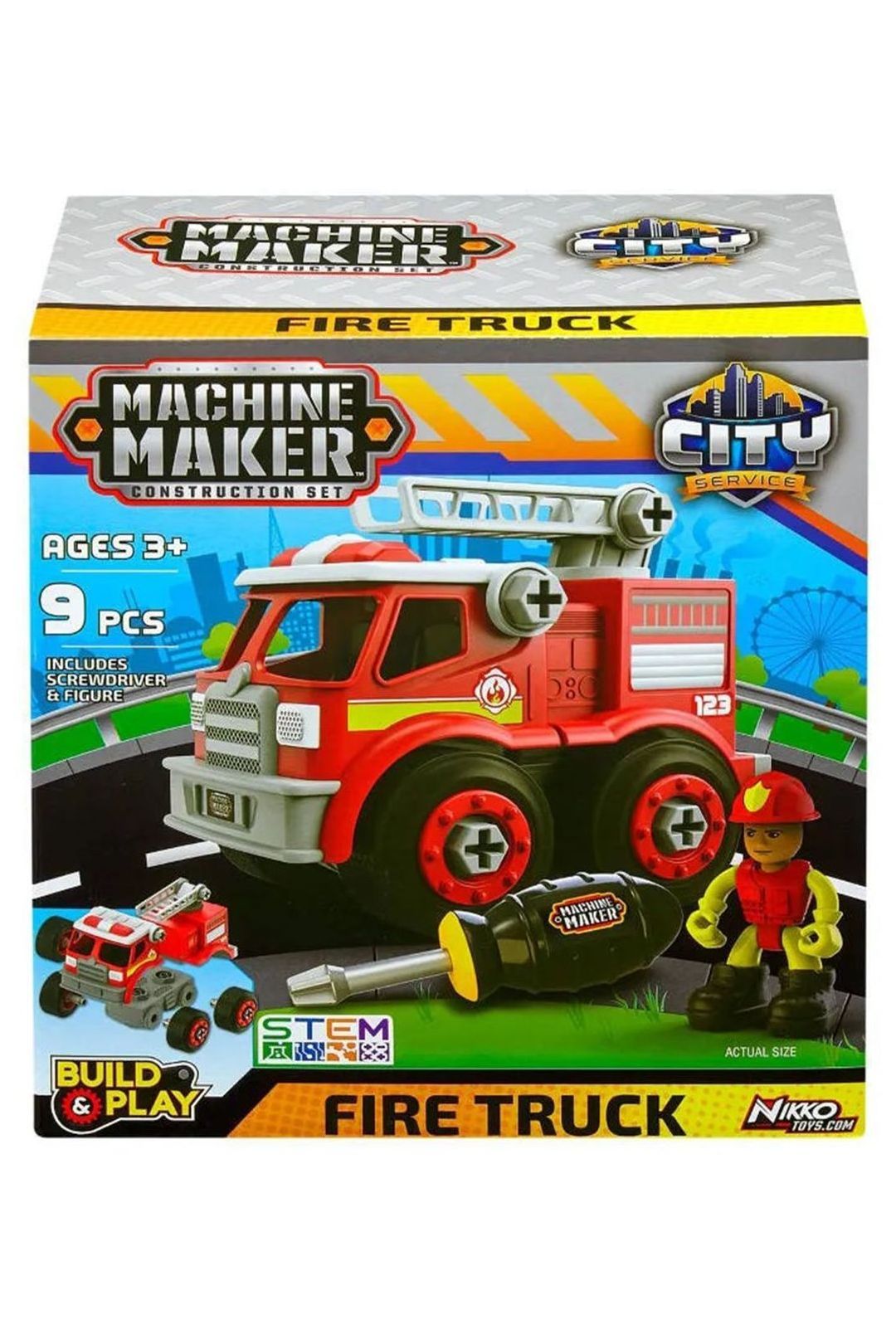 Купить Набор-конструктор machine maker fire truck NIKKO