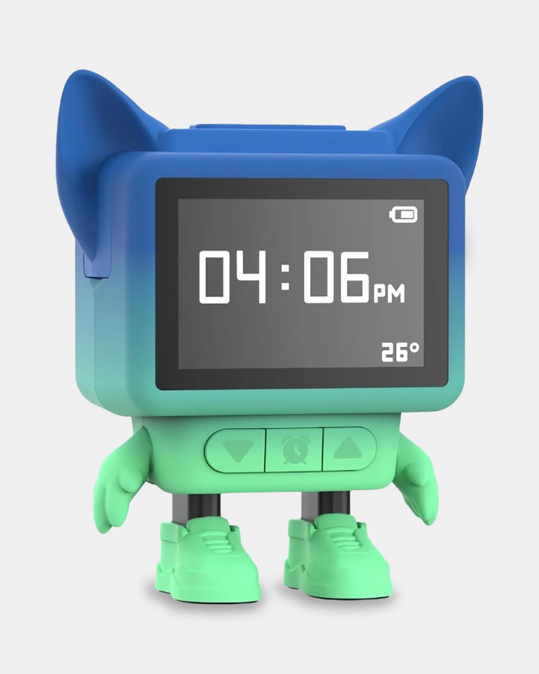 Купить Танцующая колонка-часы blue green dancing clock MOB