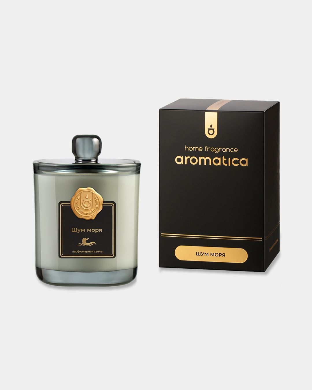 Купить Свеча в подароч. коробке шум моря AROMATICA