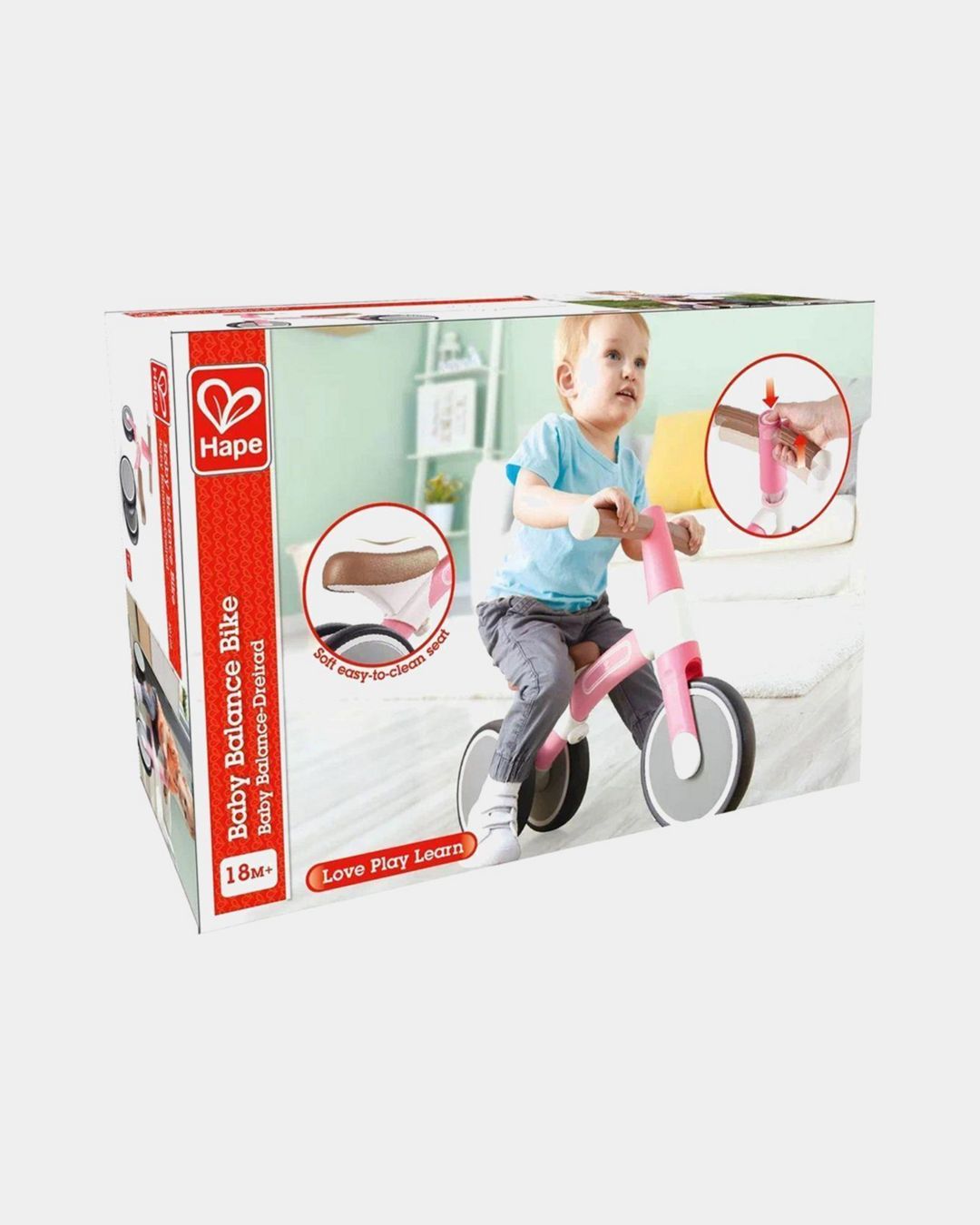 Купить Беговел first ride светло-розовый HAPE