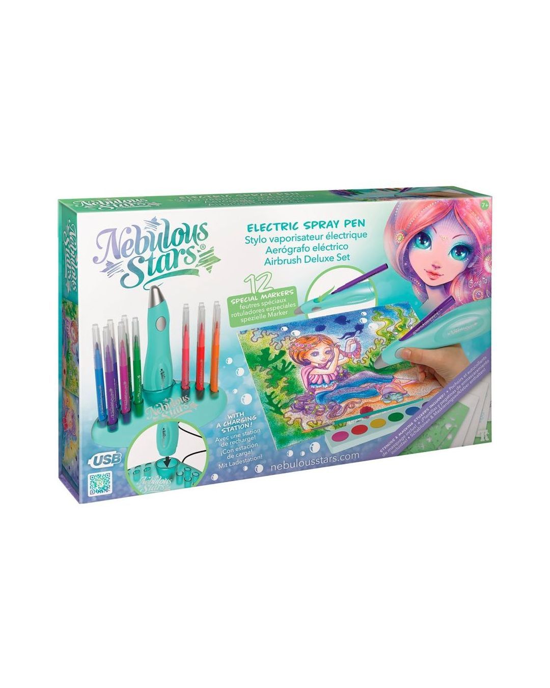 Купить Набор для рисования аэрозольными красками NEBULOUS STARS