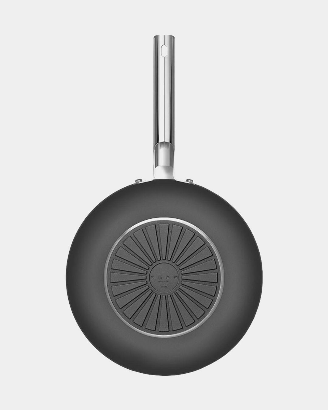 Купить Сковорода wok 30 см, черная SMEG