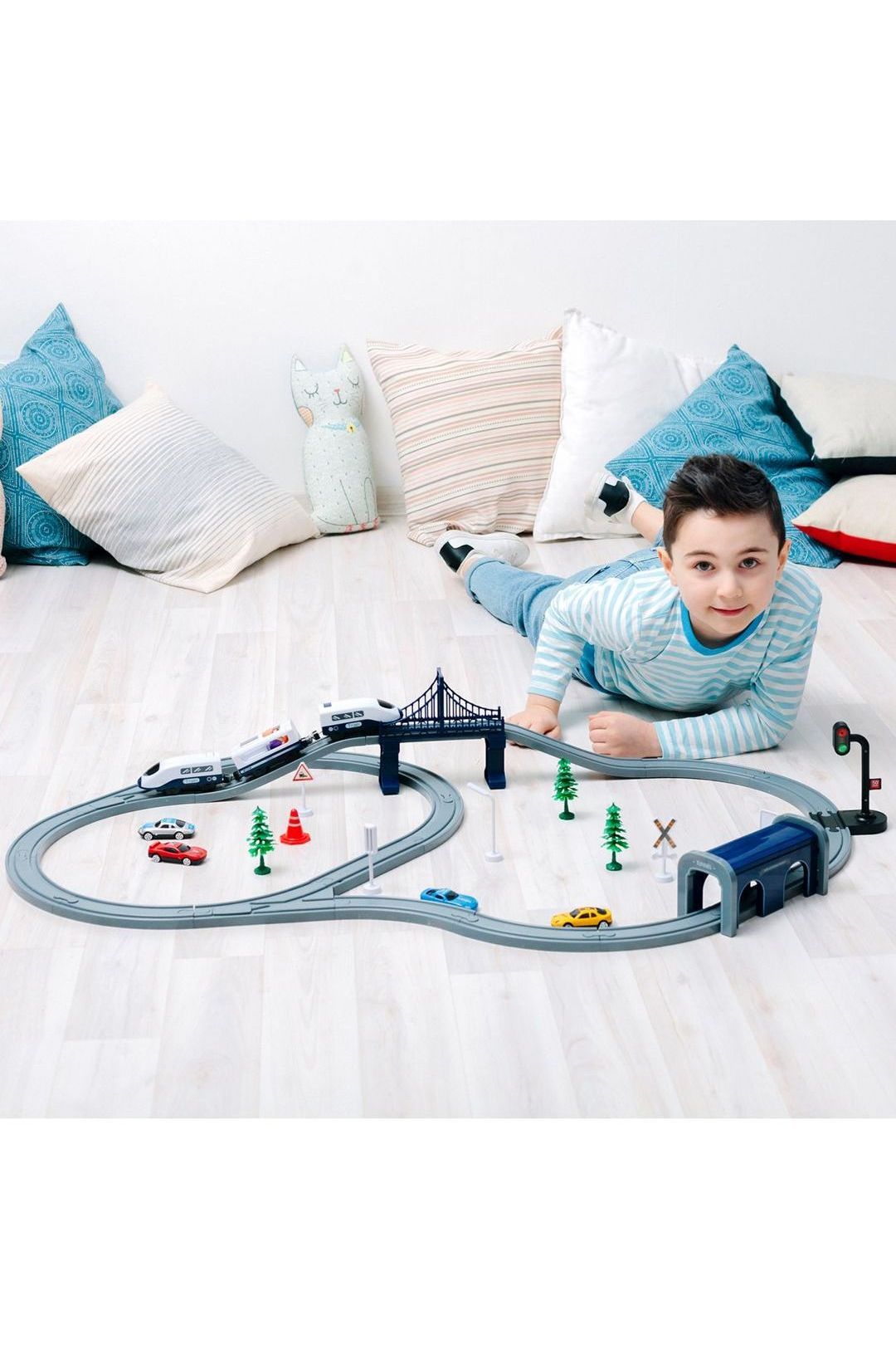 Купить Железная дорога мой город 70 предмета GIVITO