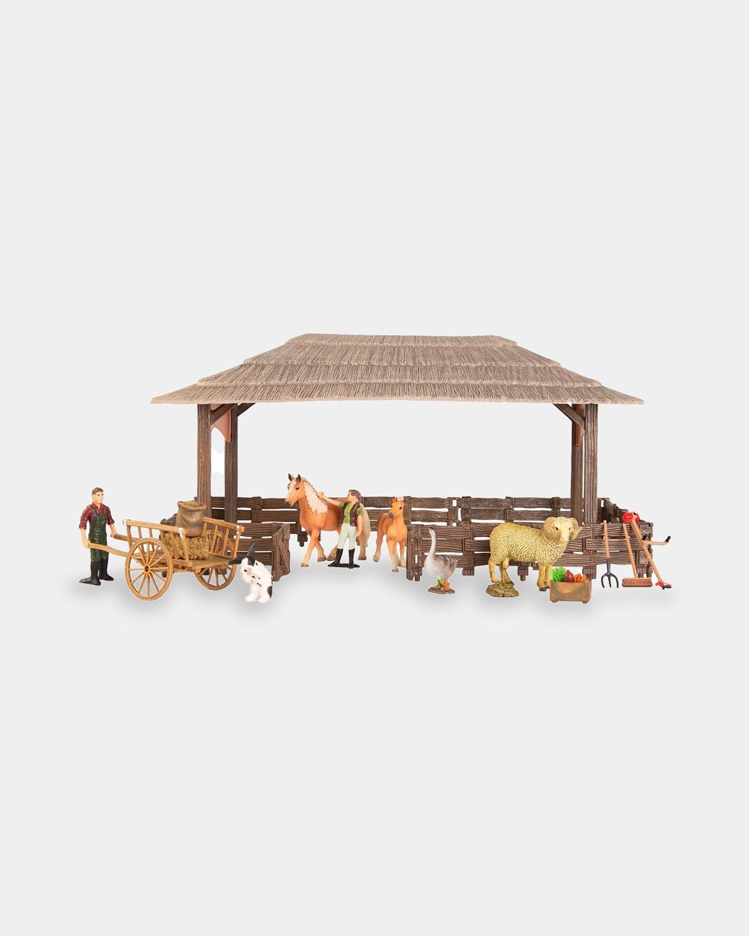 Купить Набор фигурок: ферма (лошади баран гусь кролик) MASAI MARA