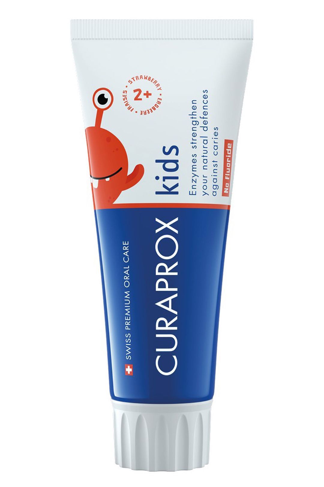 Купить Зубная паста kids zero клубника CURAPROX