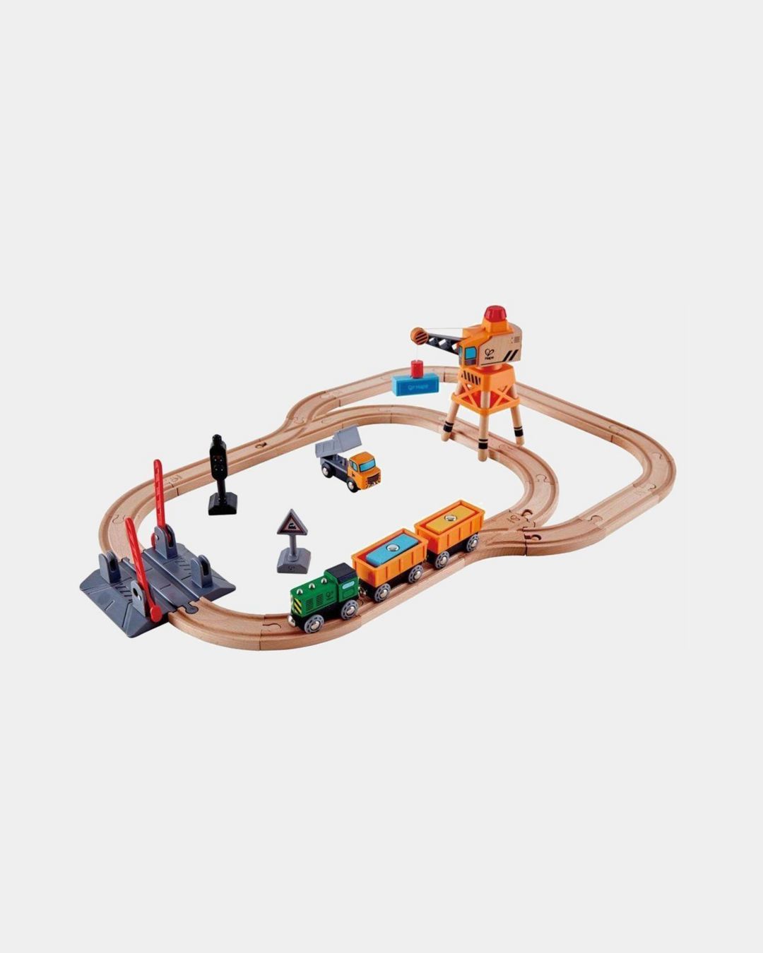 Купить Игровой набор ж/д с краном HAPE