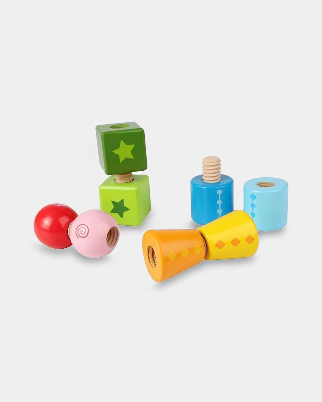 Купить Игрушка развивающая закручивающиеся кубики HAPE