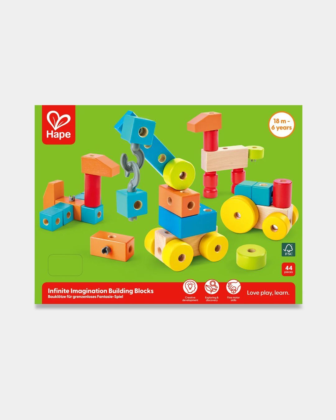 Купить Конструктор учусь строить бесконечное воображение HAPE