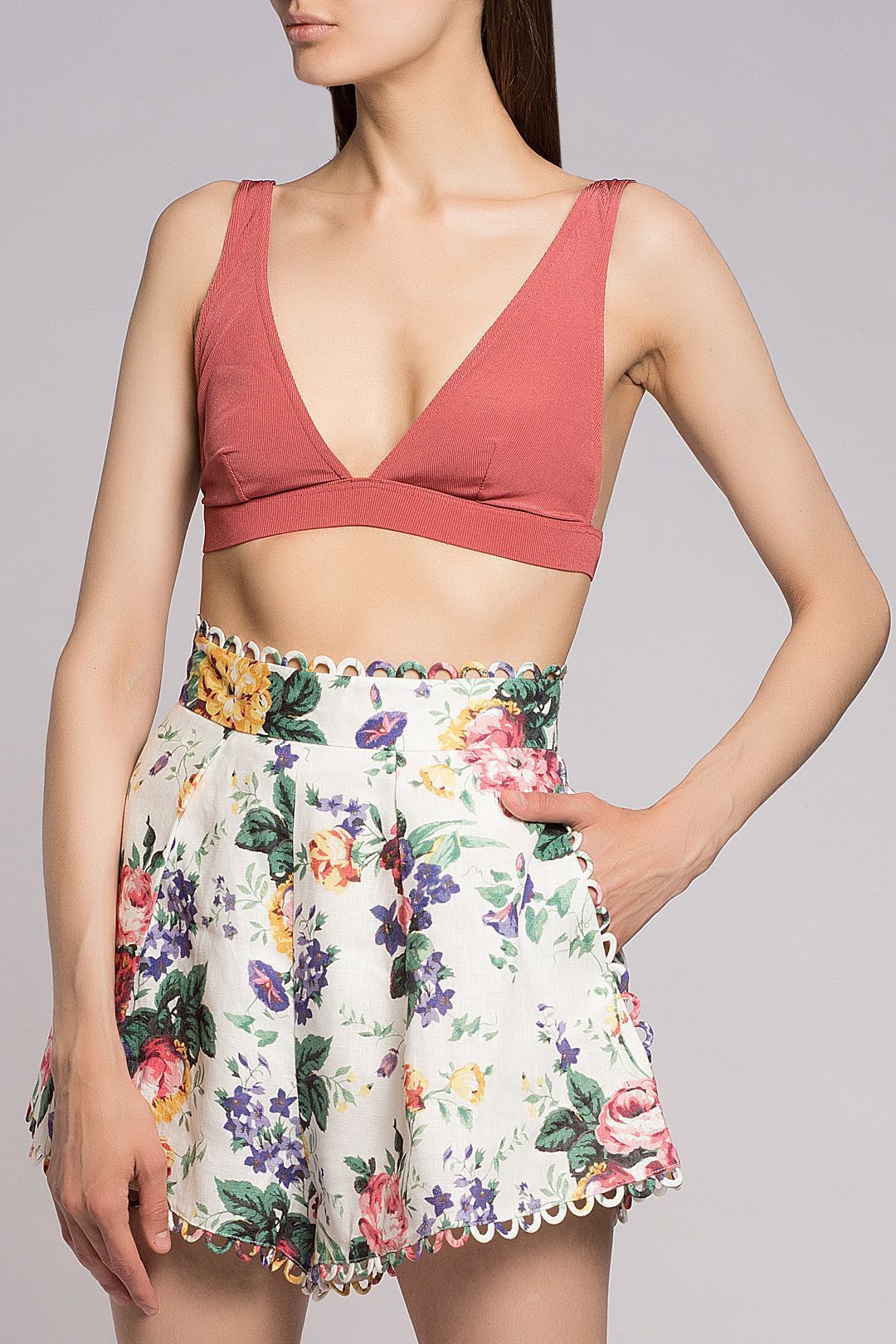 Купить Купальный топ ZIMMERMANN