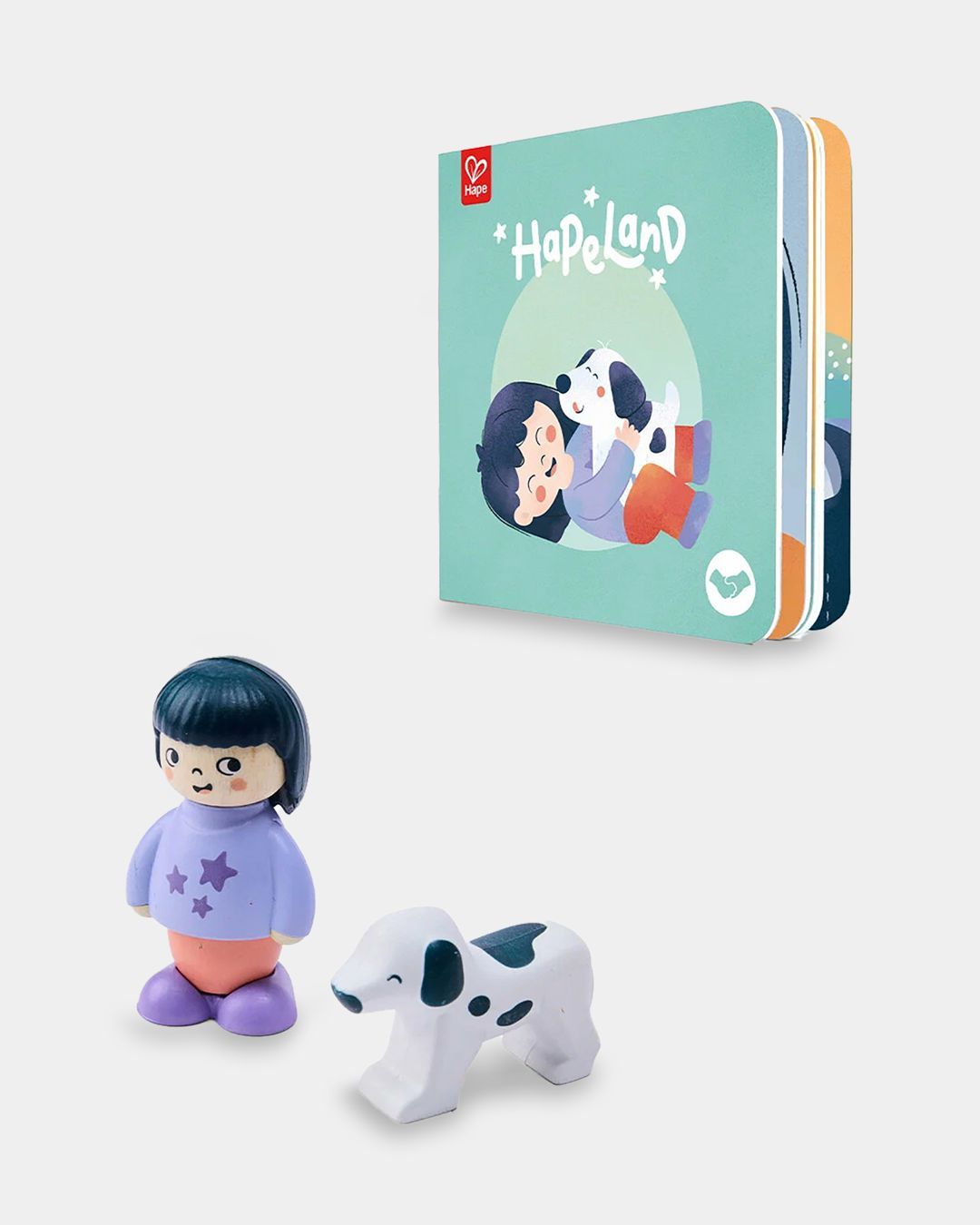 Купить Игровой набор "играем вместе" девочка и собака HAPE