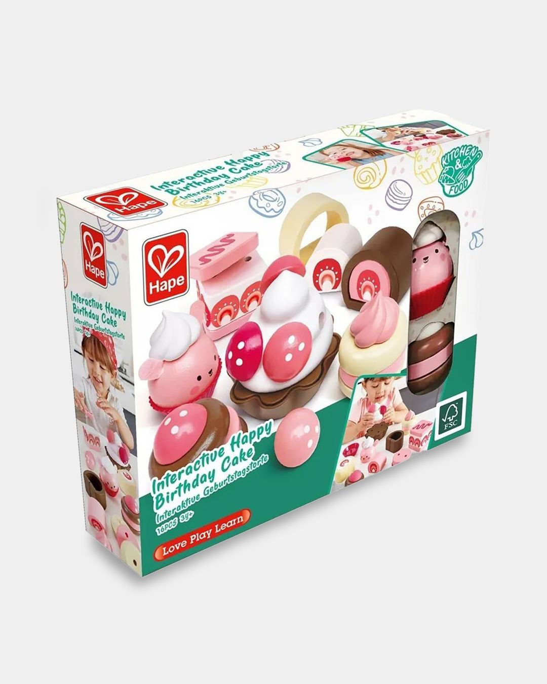 Купить Игровой набор серия "пирожные", клубничный десерт HAPE