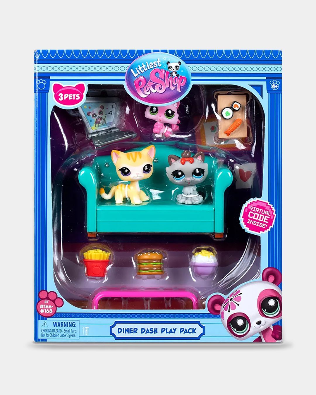 Купить Набор обед с друзьями: три фигурки с аксессуарами LITTLEST PET SHOP