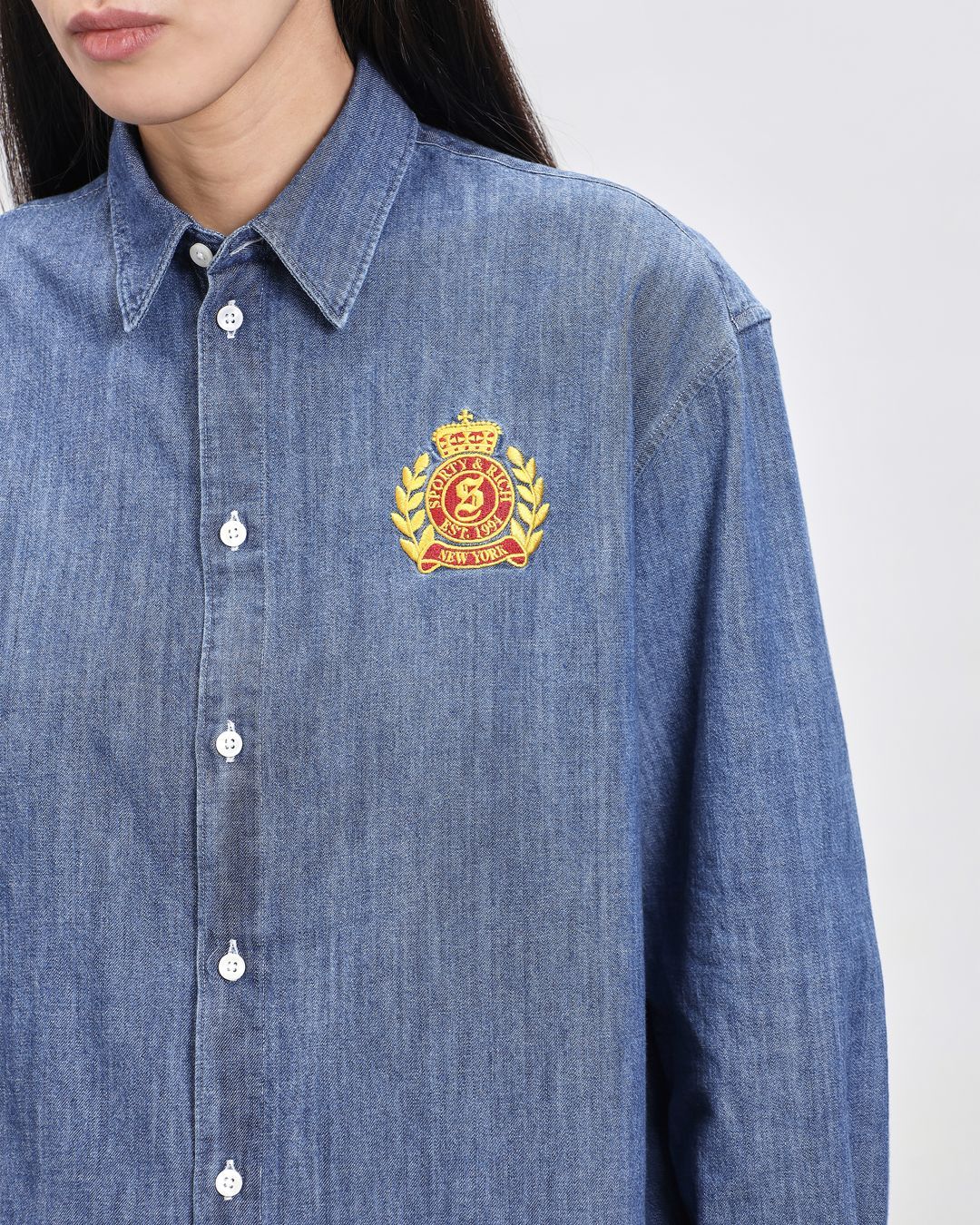 Купить Рубашка джинсовая SPORTY&RICH