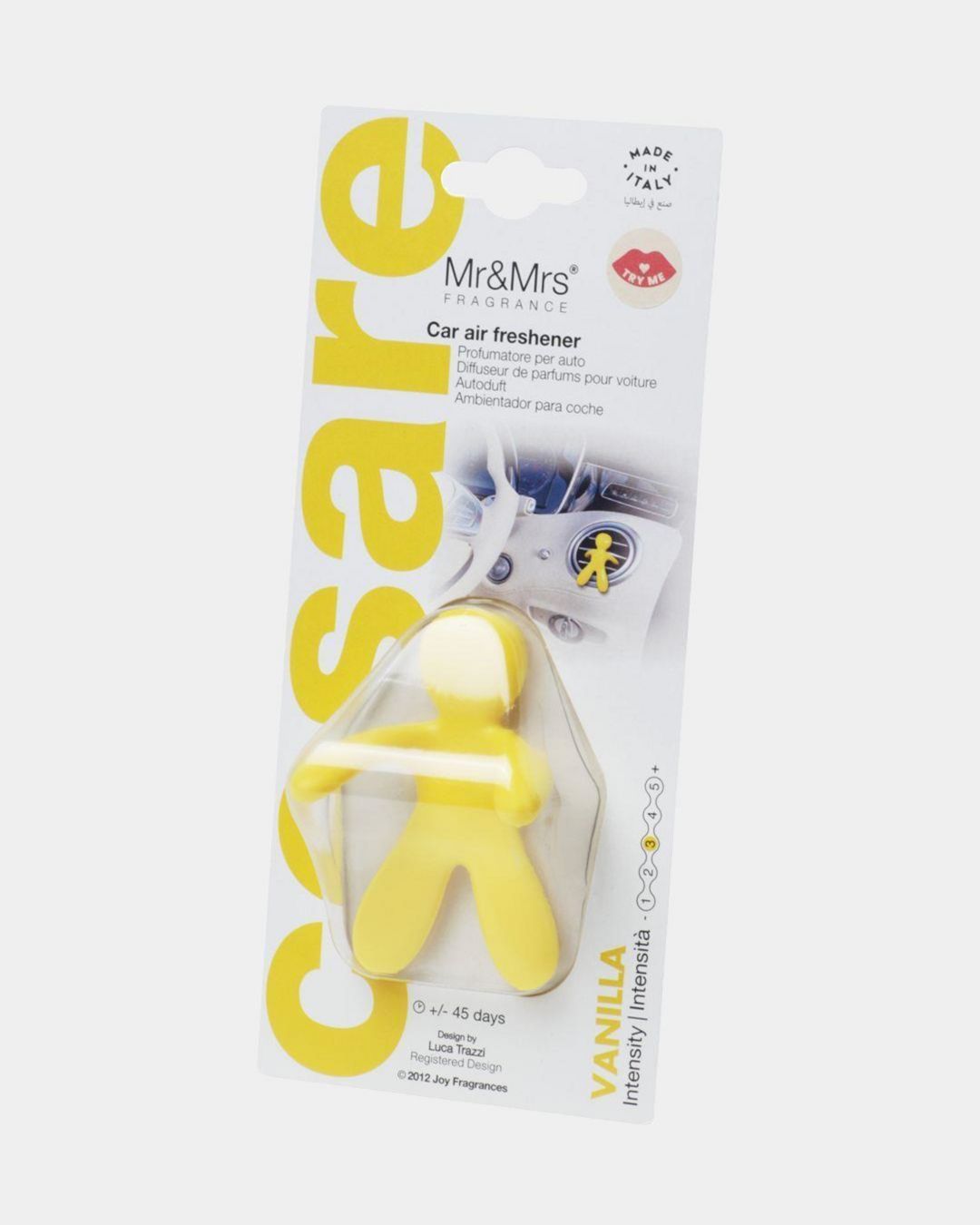 Купить Ароматизатор для авто жёлтый ваниль MR&MRS FRAGRANCE