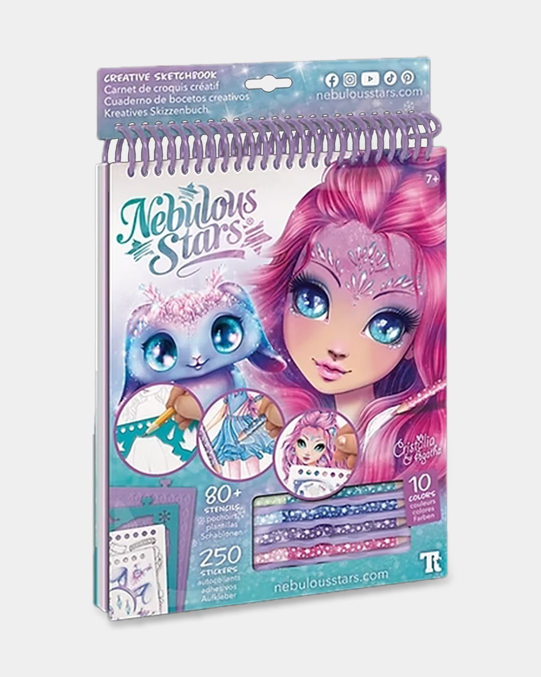 Купить Раскраска для девочек cristalia NEBULOUS STARS