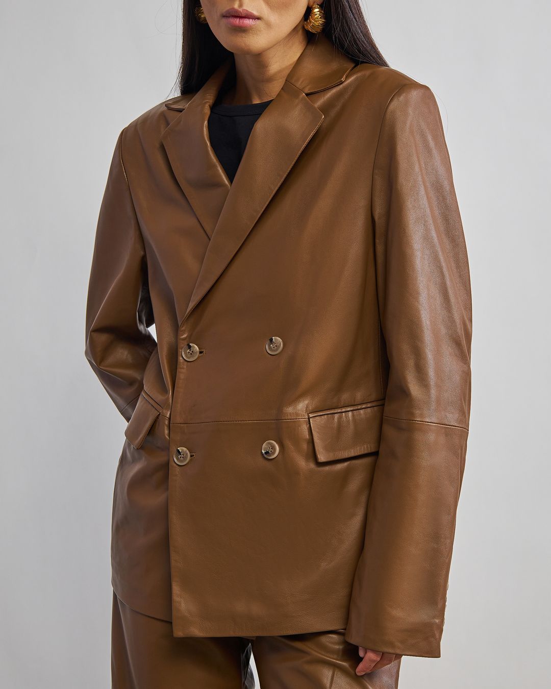 Купить Жакет кожаный LOULOU DE SAISON