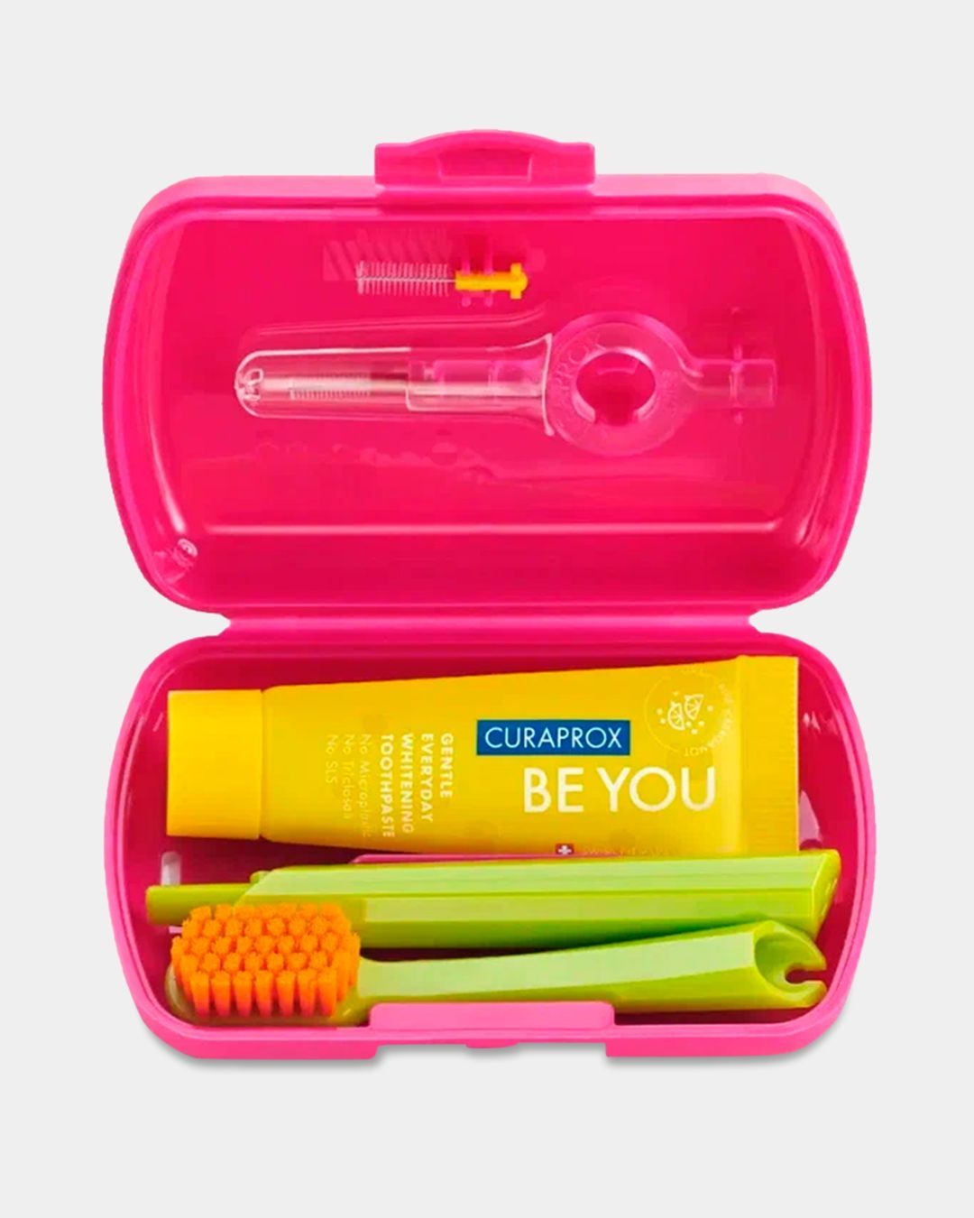 Купить Дорожный набор би ю красный бокс CURAPROX