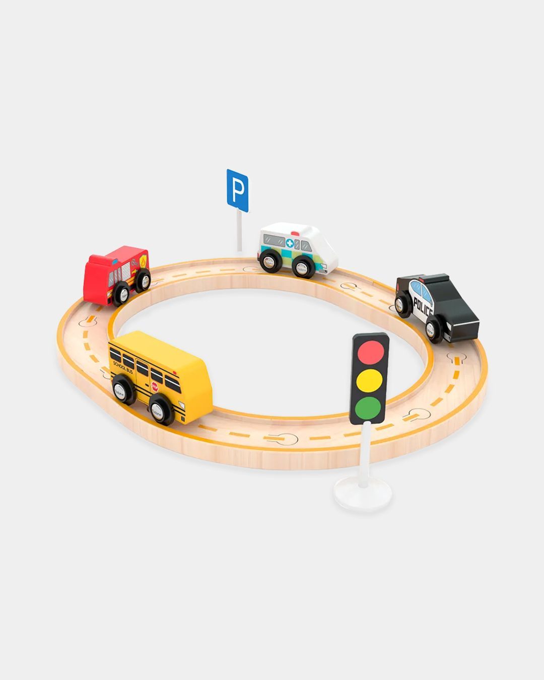 Купить Игровой набор городские службы с кольцевым шоссе HAPE